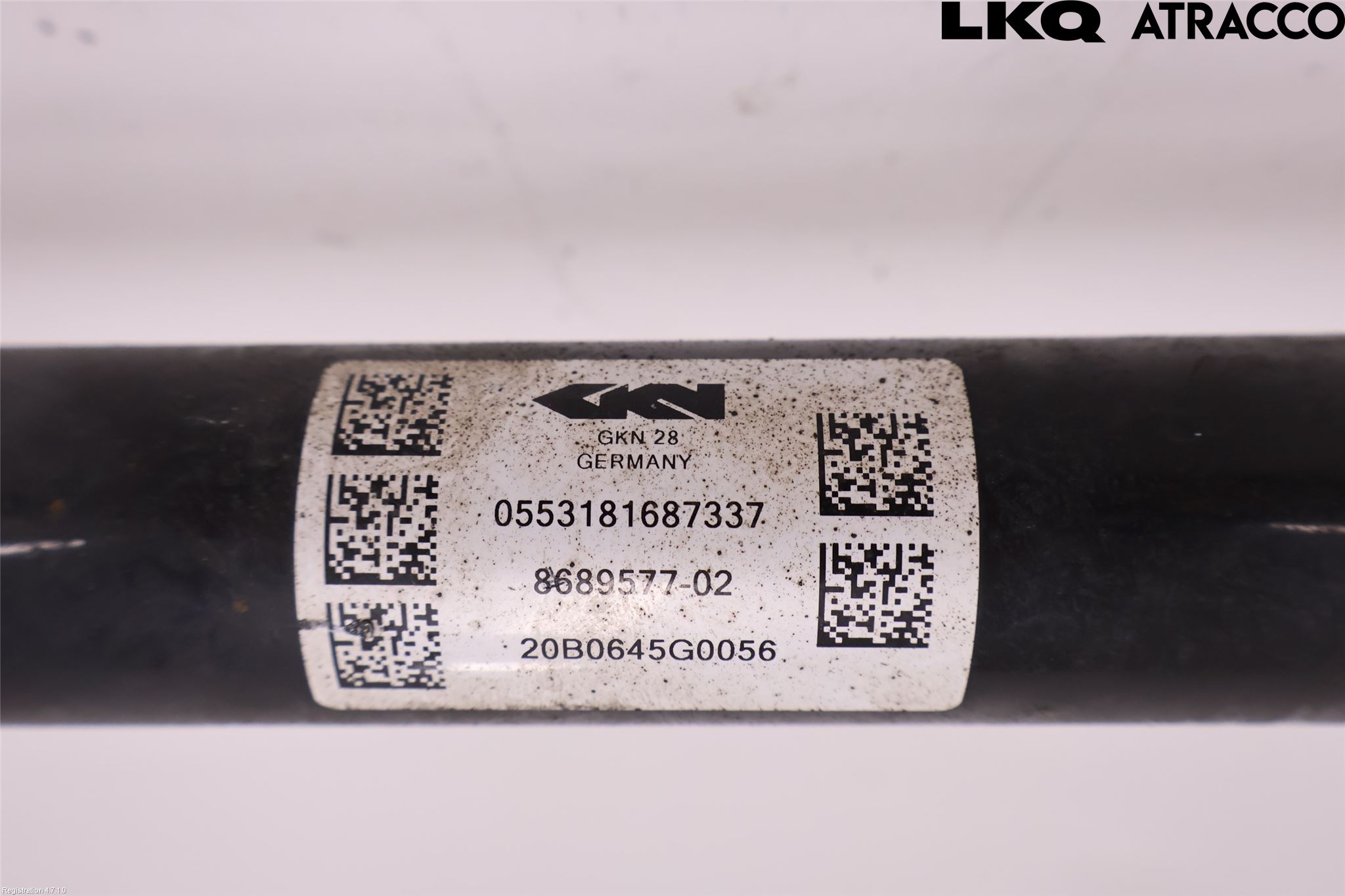 BMW 8 G14/G15/G16 18- Drivaxel Bak Vänster