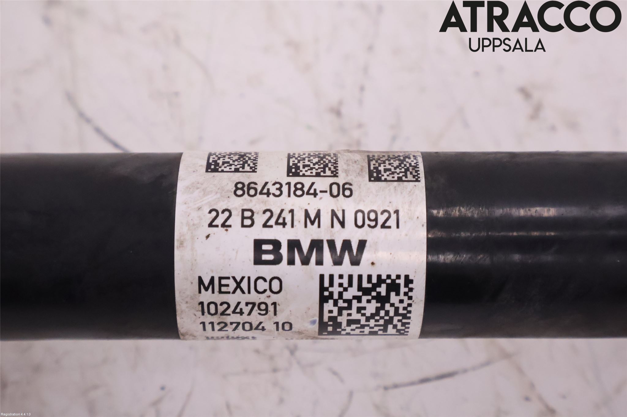 BMW X3 G01 18- Drivaxel Fram Höger