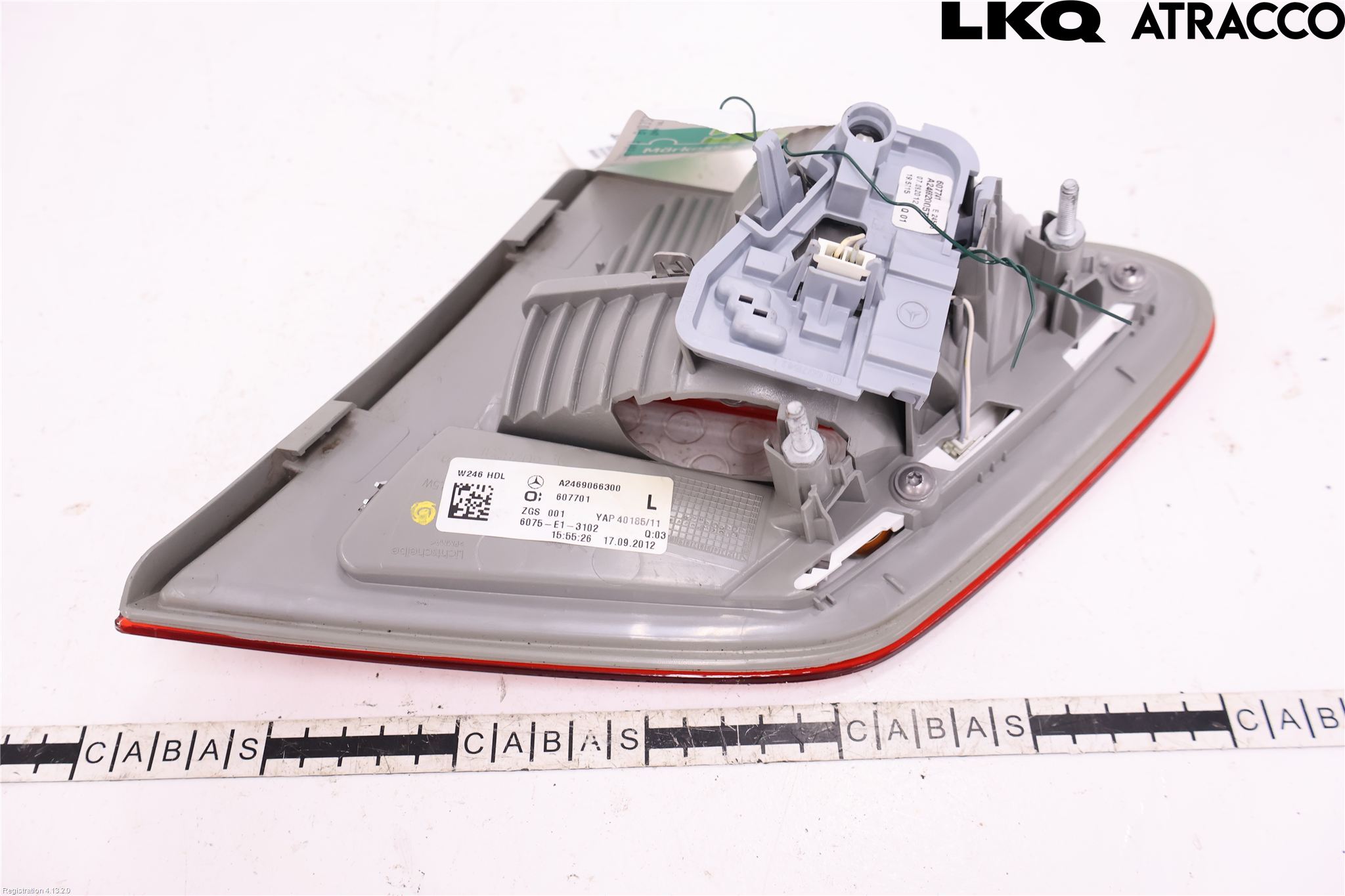 Mercedes-Benz MB B-KLASS (W246/W242) 12-19 Bakljus Lucka Vä
