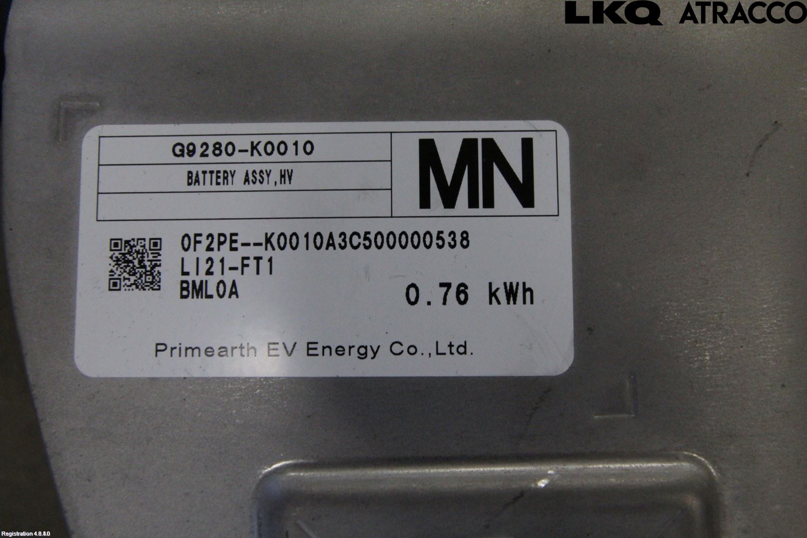 Toyota YARIS XP21 20- Batteri Högspänning