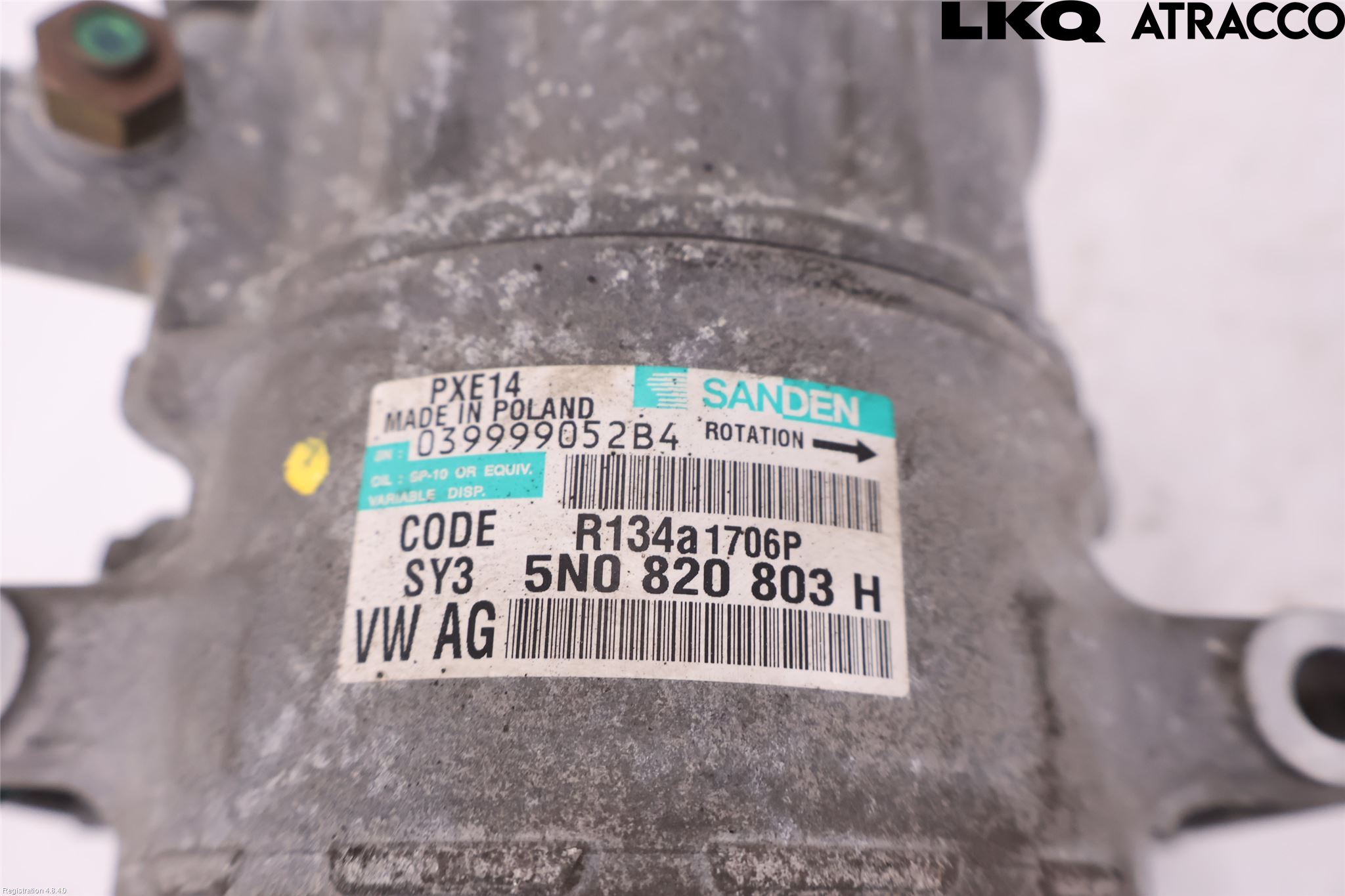 Volkswagen VW GOLF VI 09-13 Ac Kompressor