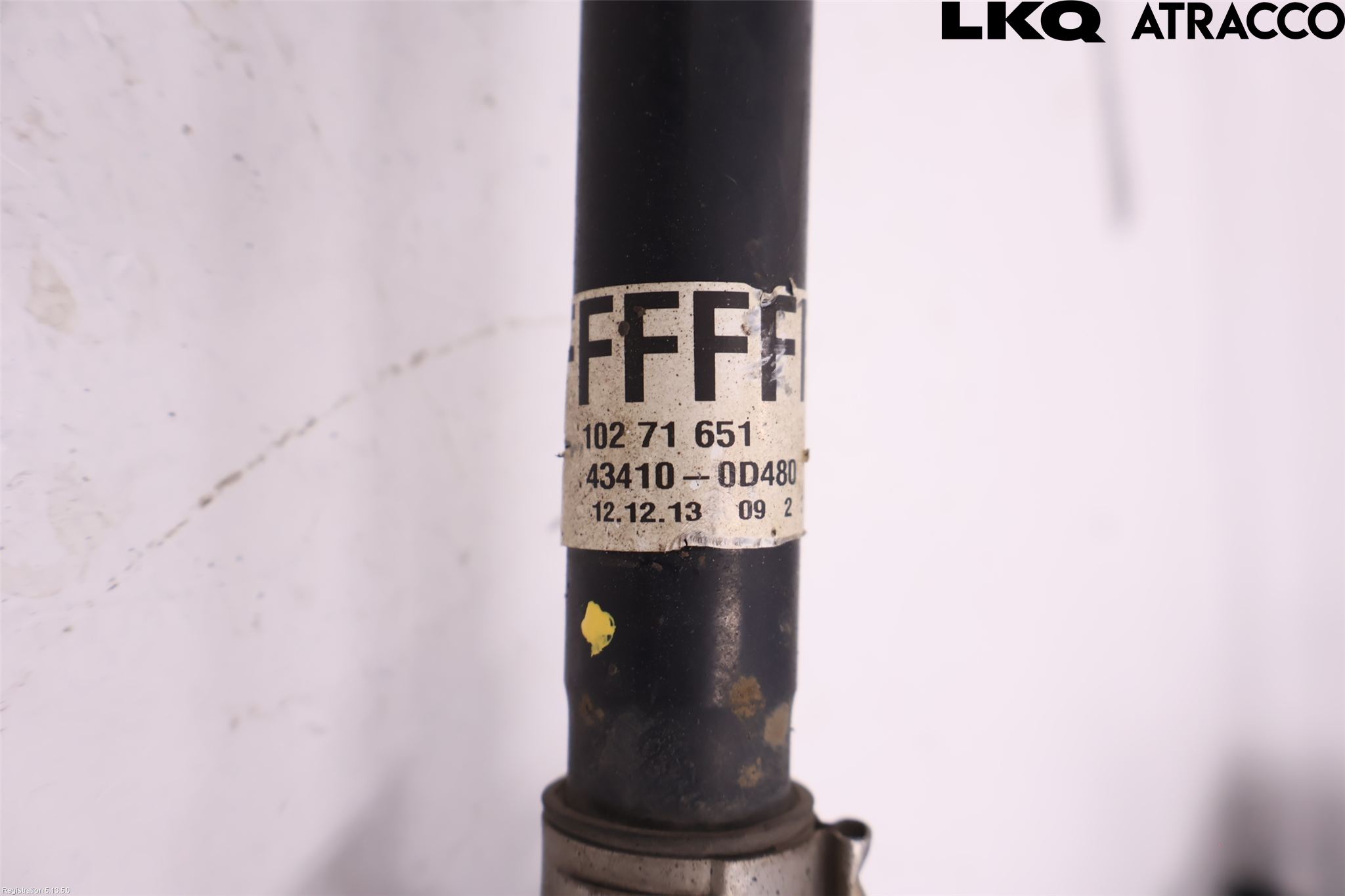 Toyota YARIS XP130 12-14 Drivaxel Fram Höger