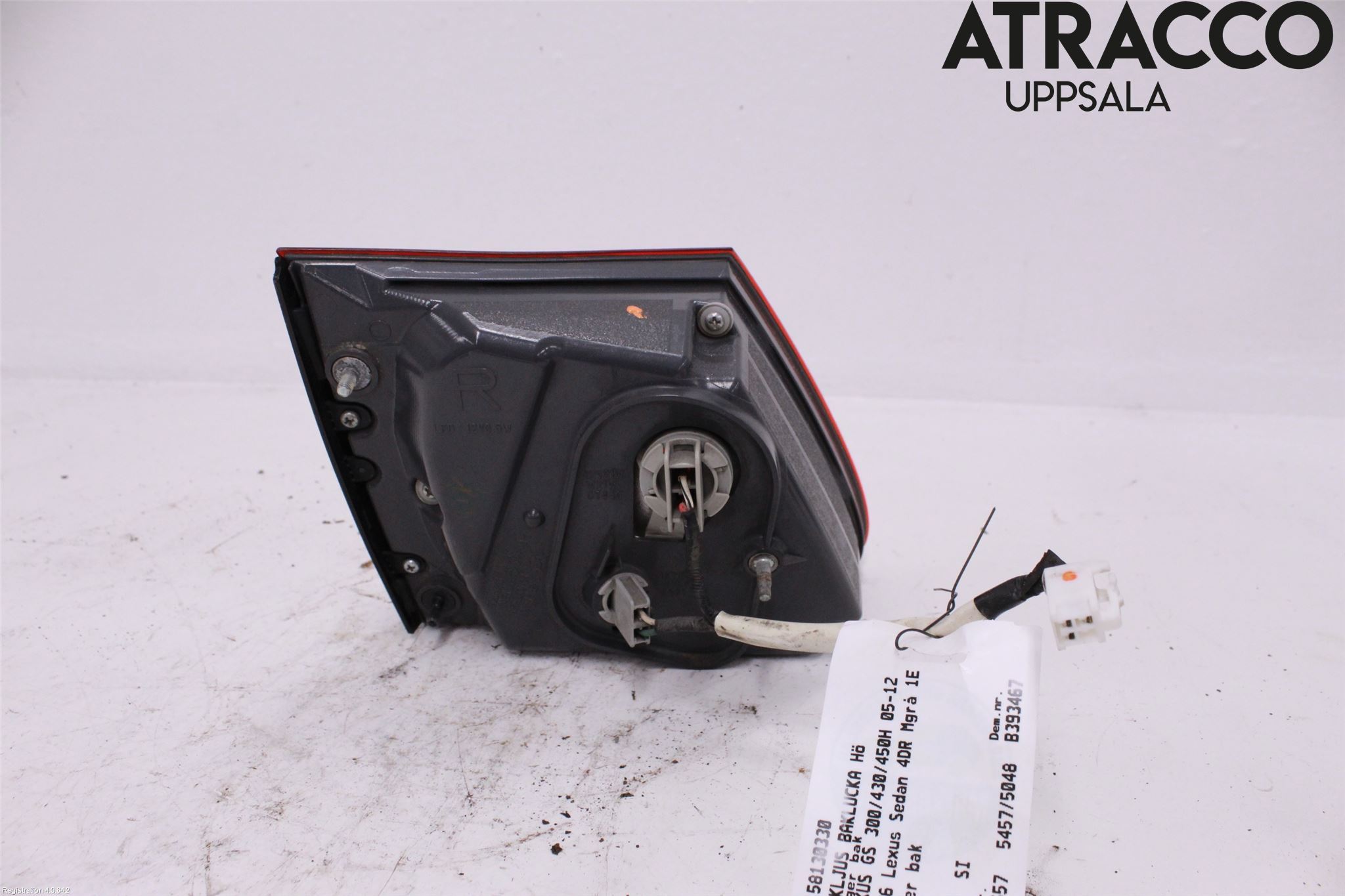 Lexus GS 300/430/450H 05-12 Bakljus Lucka Hö