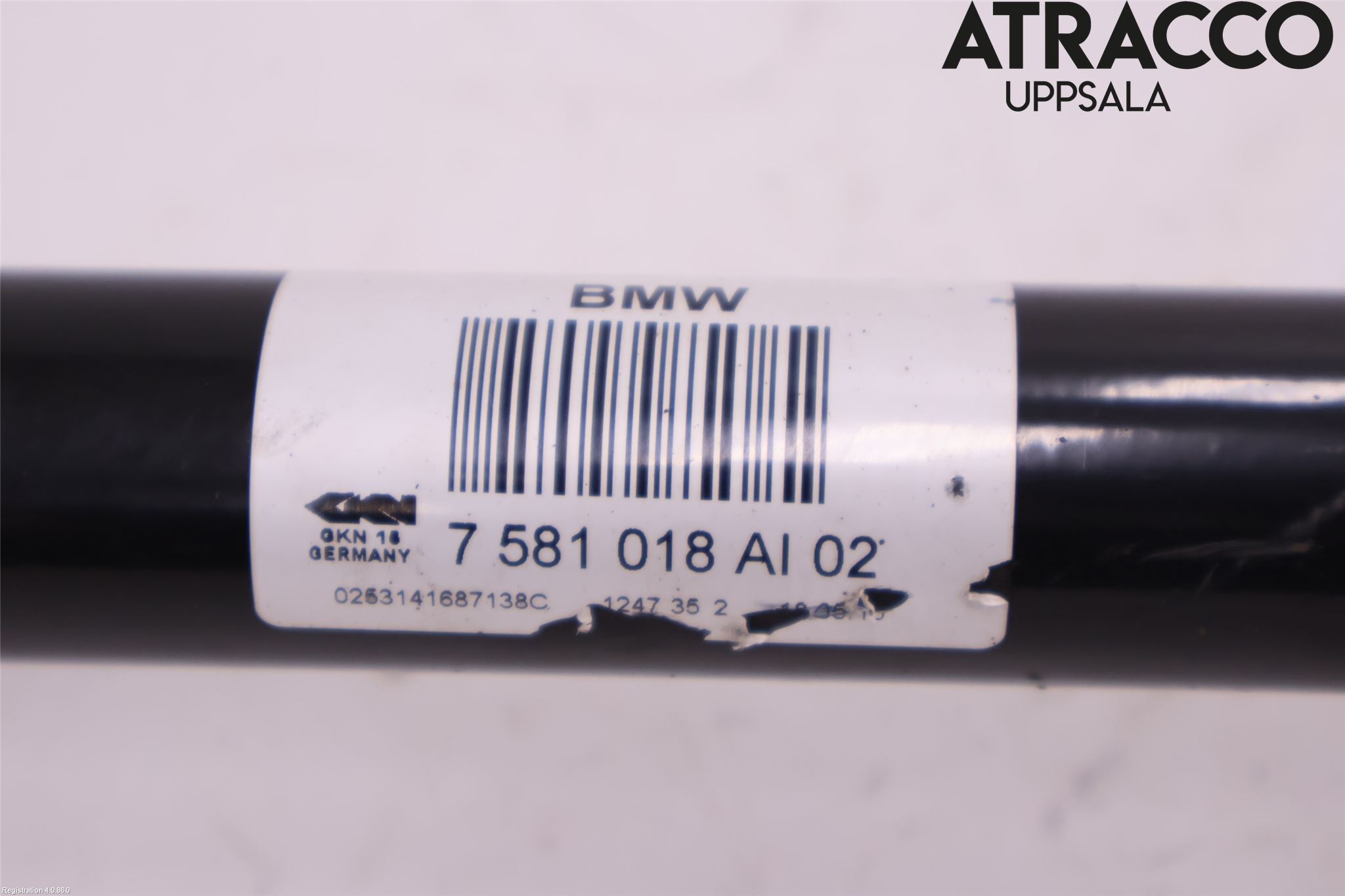 BMW 5 F10/F11/F18 09-17 Drivaxel Bak Höger