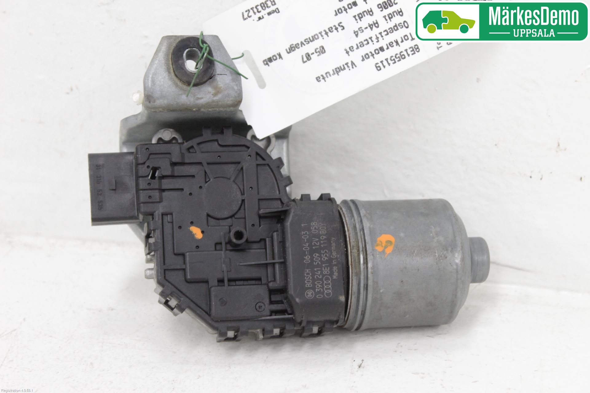 Audi A4/S4 05-07 Torkarmotor Vindruta