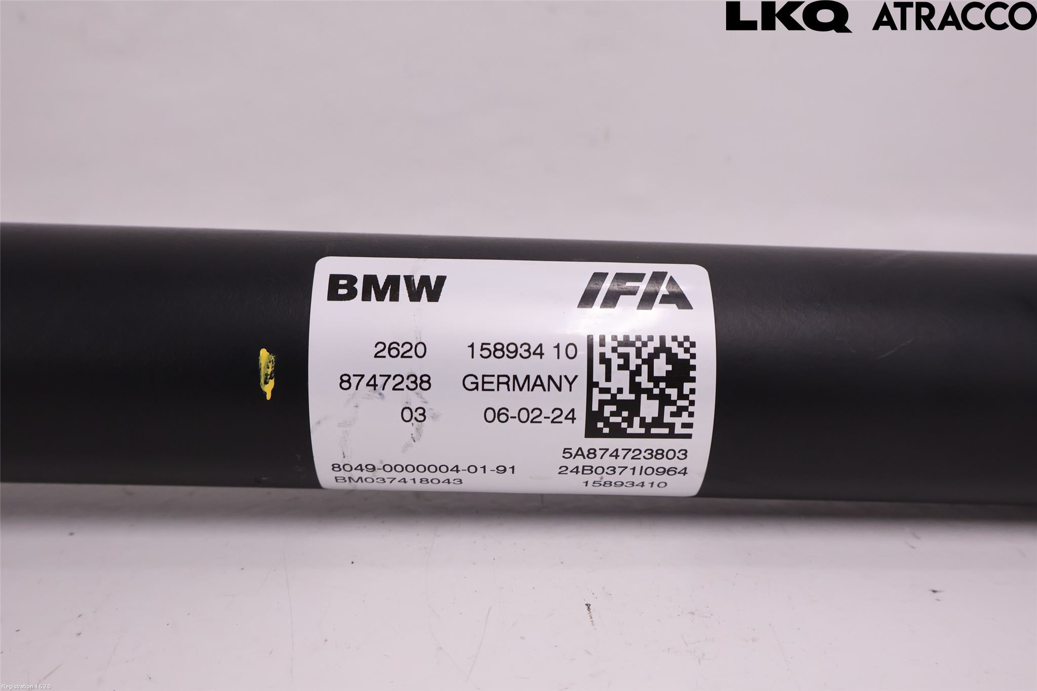 BMW 3 G20/G21/G80/G81 19- Mellanaxel Främre