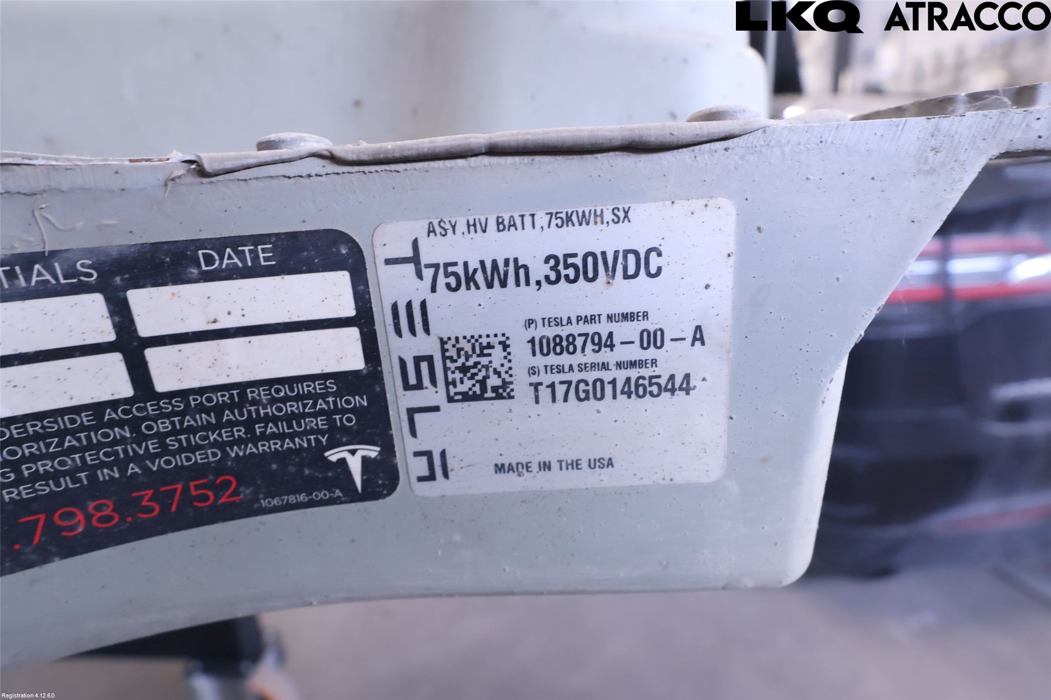 Tesla MODEL X 16- Batteri Högspänning