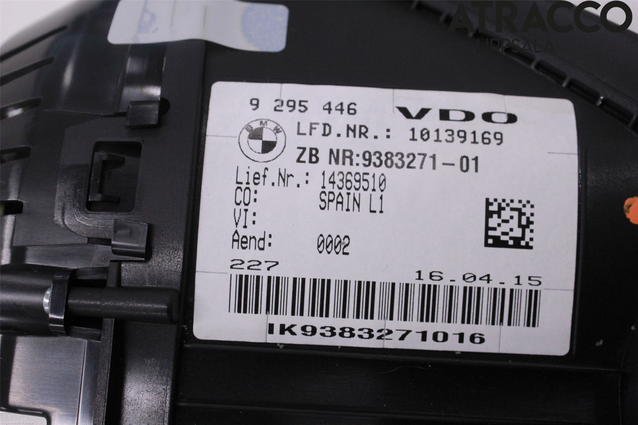 BMW 2 F45 Active Tourer 14-21 Instrument Hast