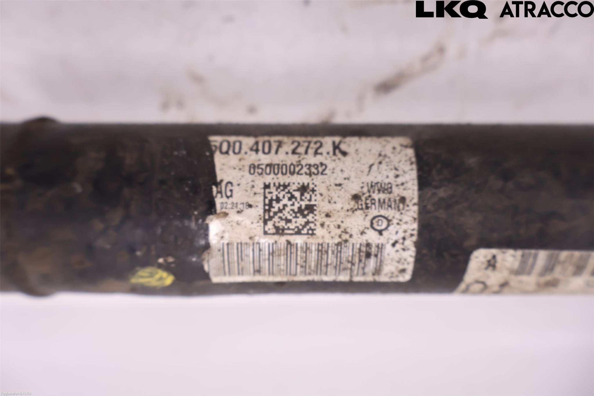 Volkswagen VW GOLF / E-GOLF VII 13-20 Drivaxel Fram Höger