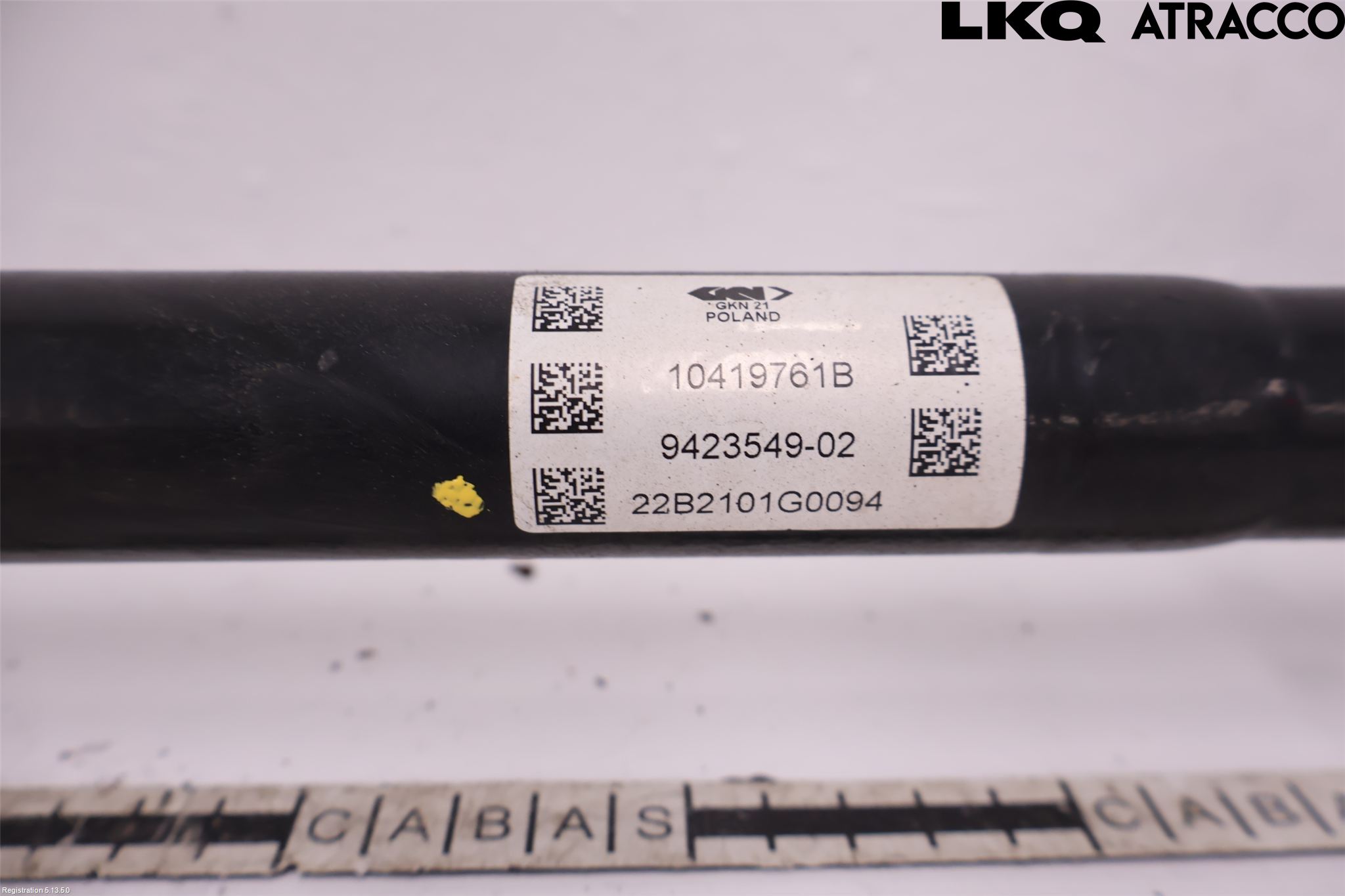 BMW 3 G20/G21/G80/G81 19- Drivaxel Bak Vänster