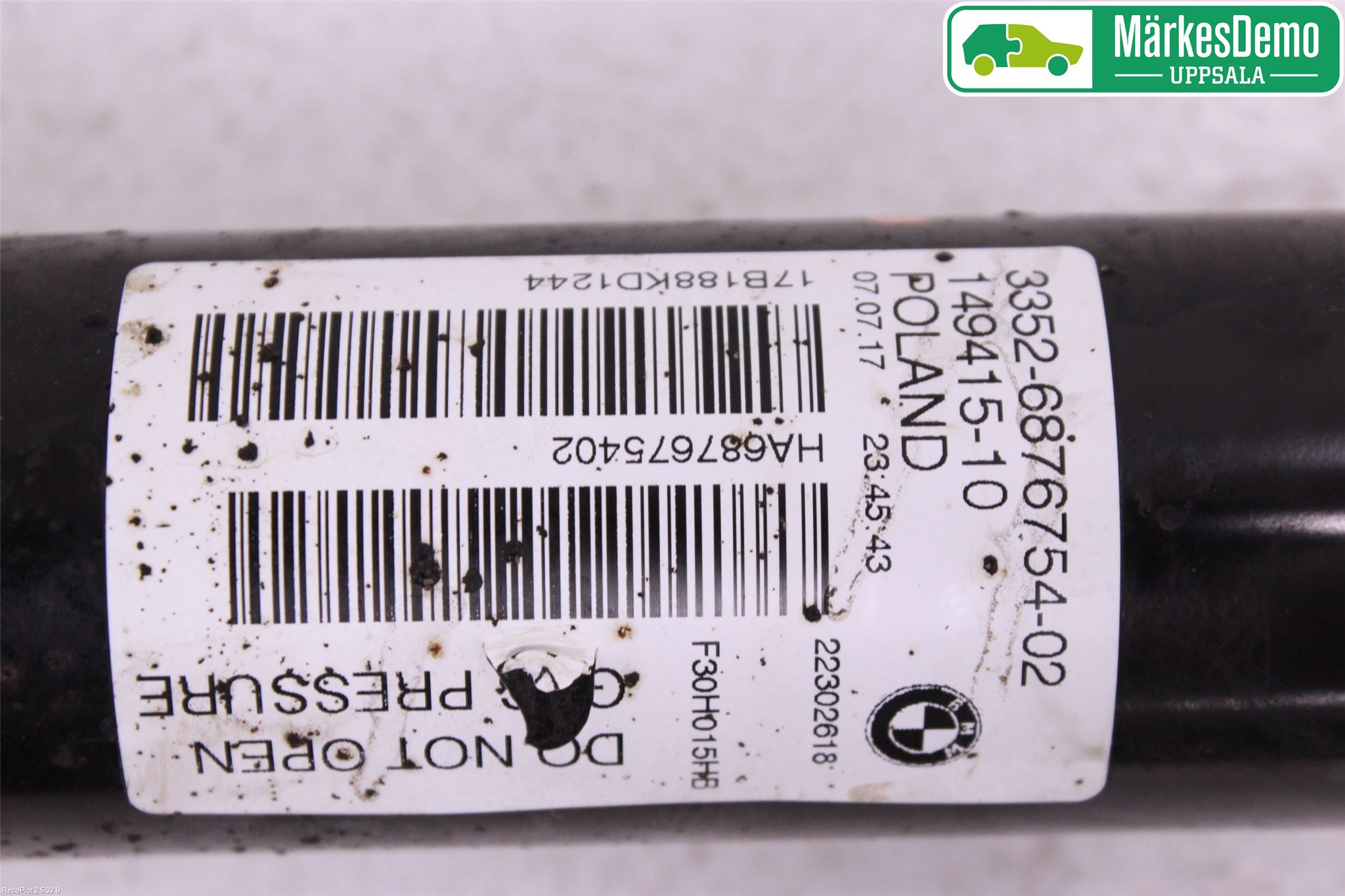 BMW 3 F30/F31/F80 12-19 Stötdämpare Bak