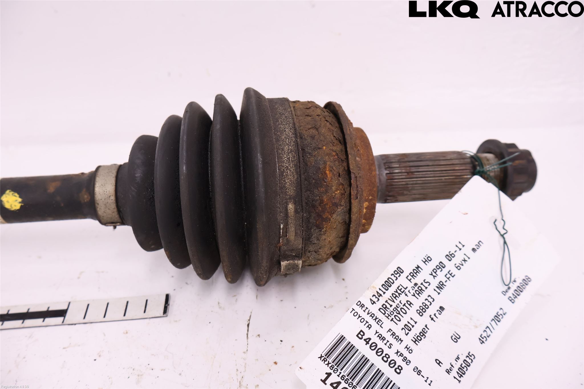 Toyota YARIS XP90 06-11 Drivaxel Fram Höger
