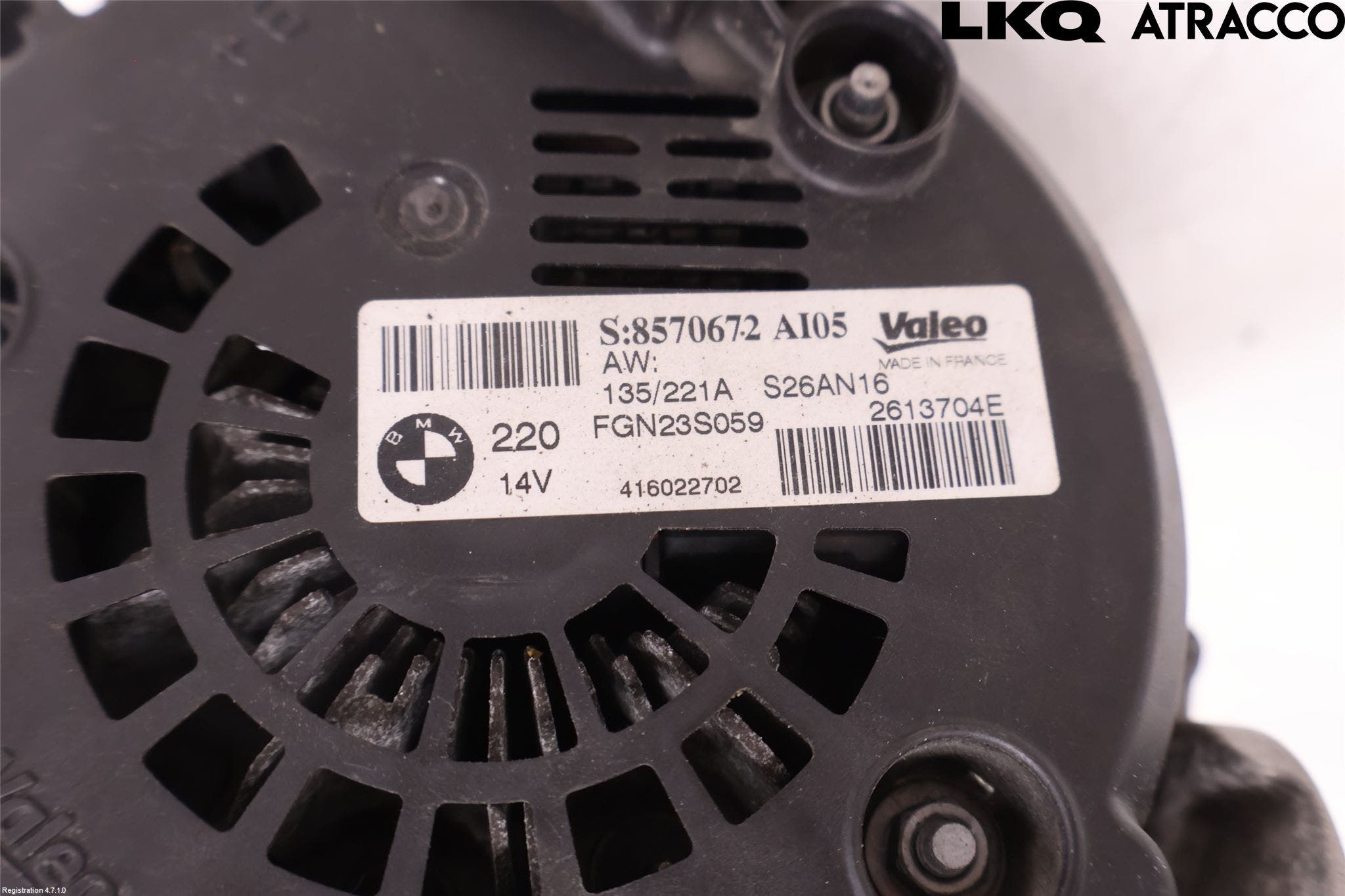 BMW 5 F10/F11/F18 09-17 Generator