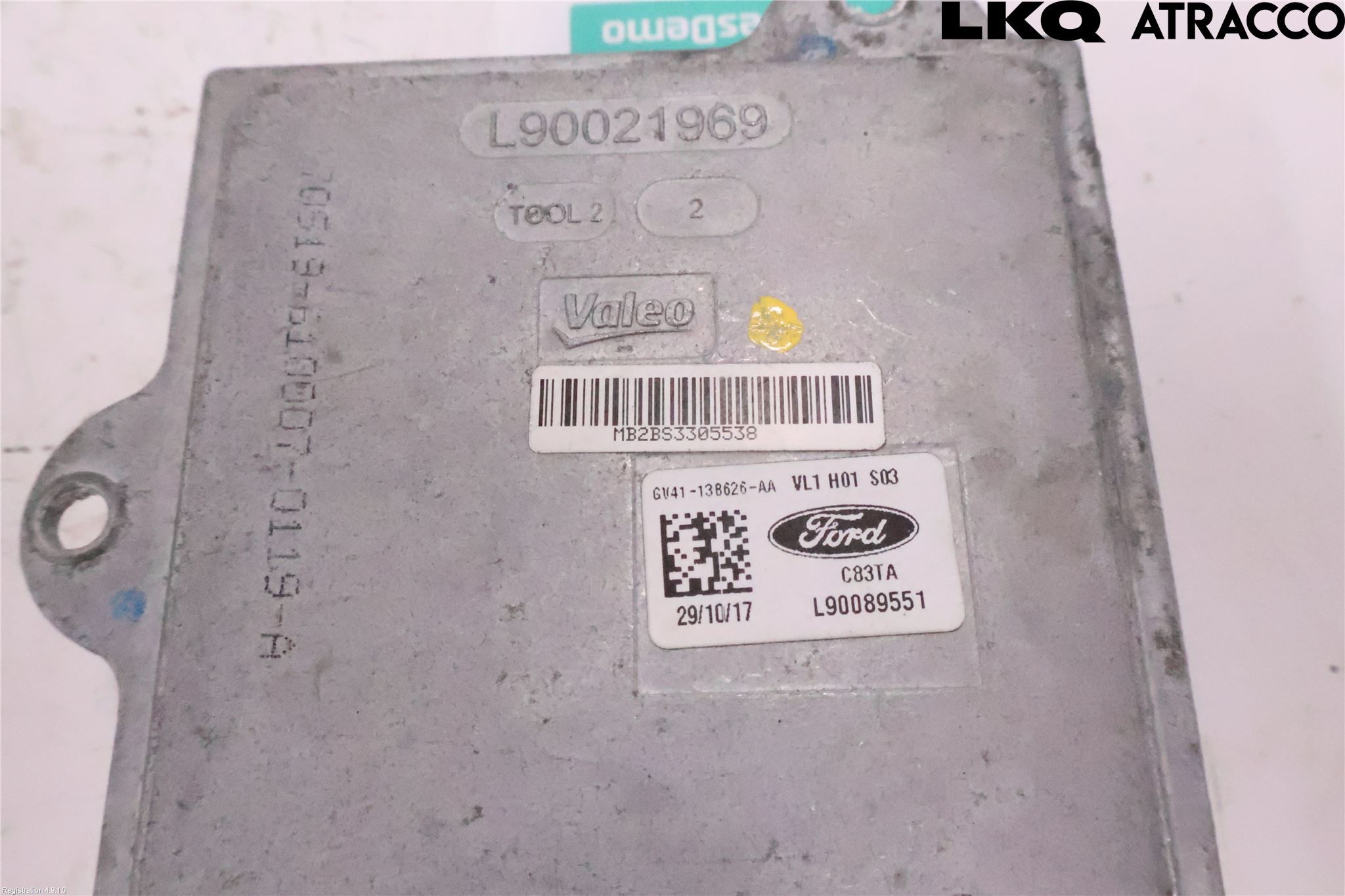 Ford KUGA 17-19 Styrenhet Strålkastare