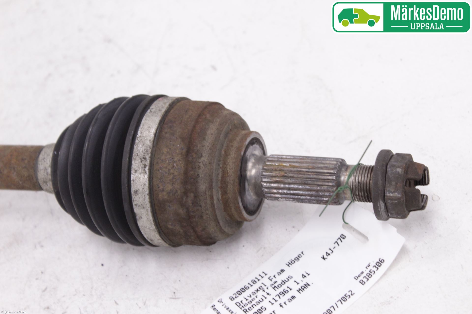 Renault MODUS Drivaxel Fram Höger