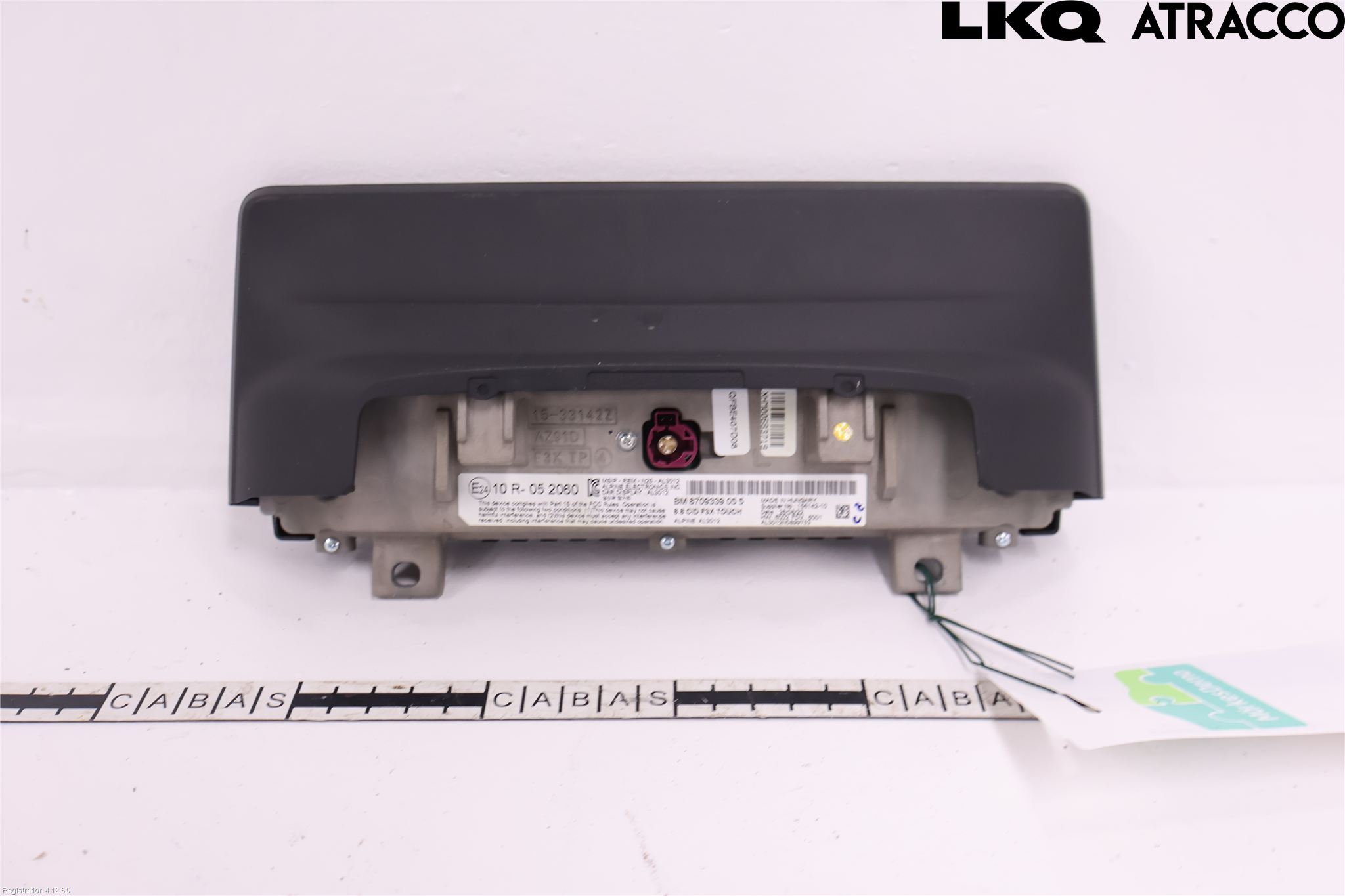 BMW 3 F30/F31/F80 12-19 Bildskärm