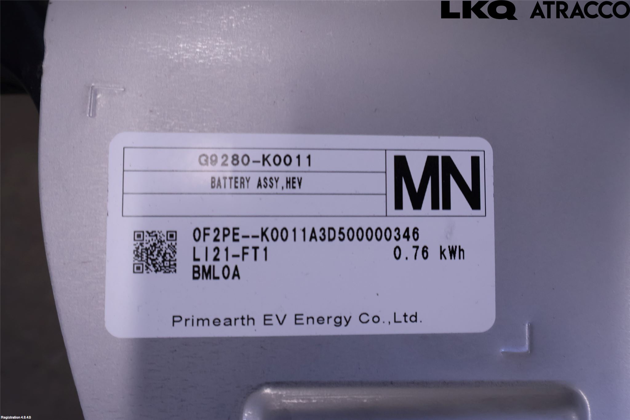 Toyota YARIS XP21 20- Batteri Högspänning