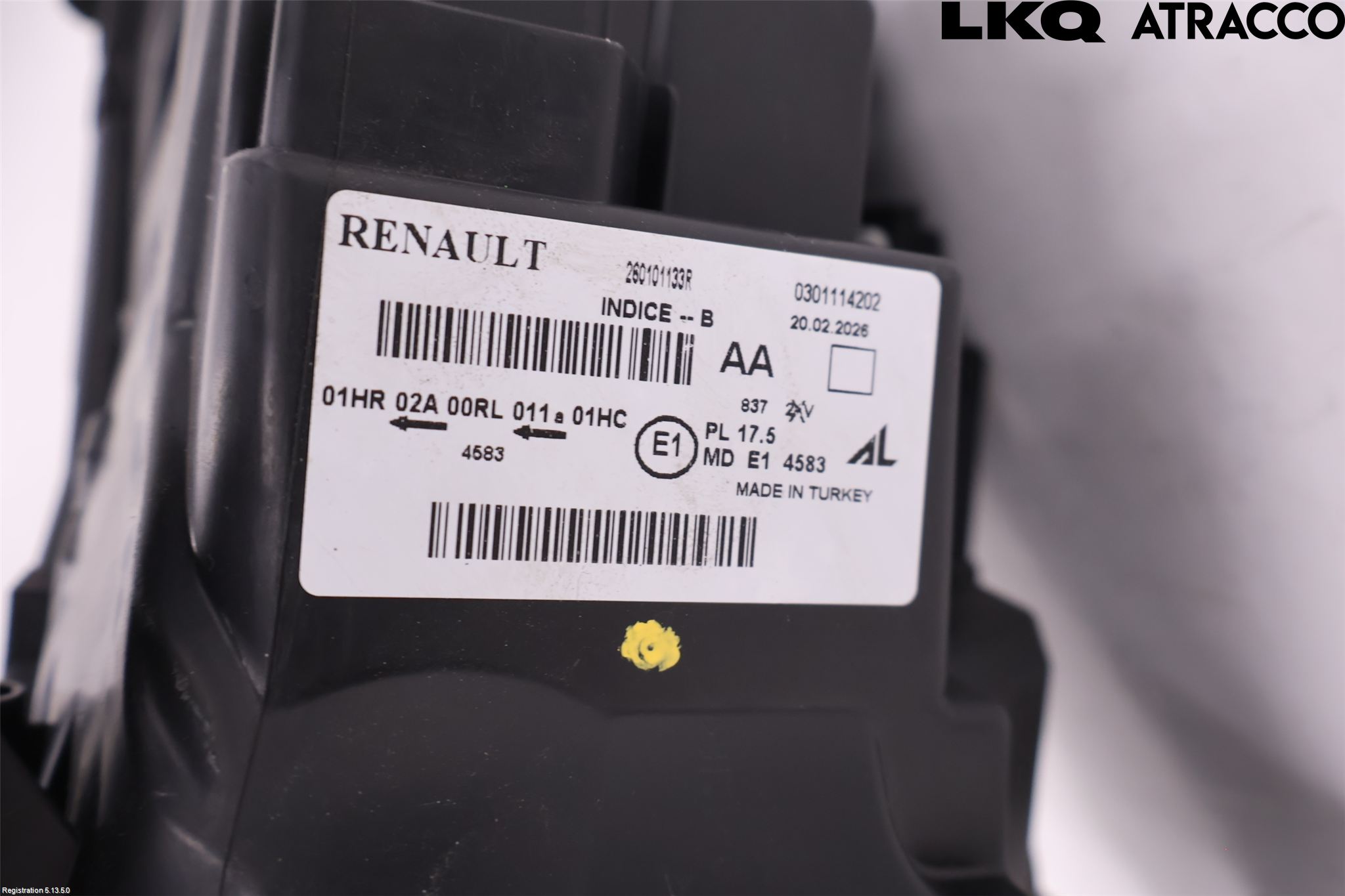 Dacia DUSTER 18-24 Strålkastare Höger