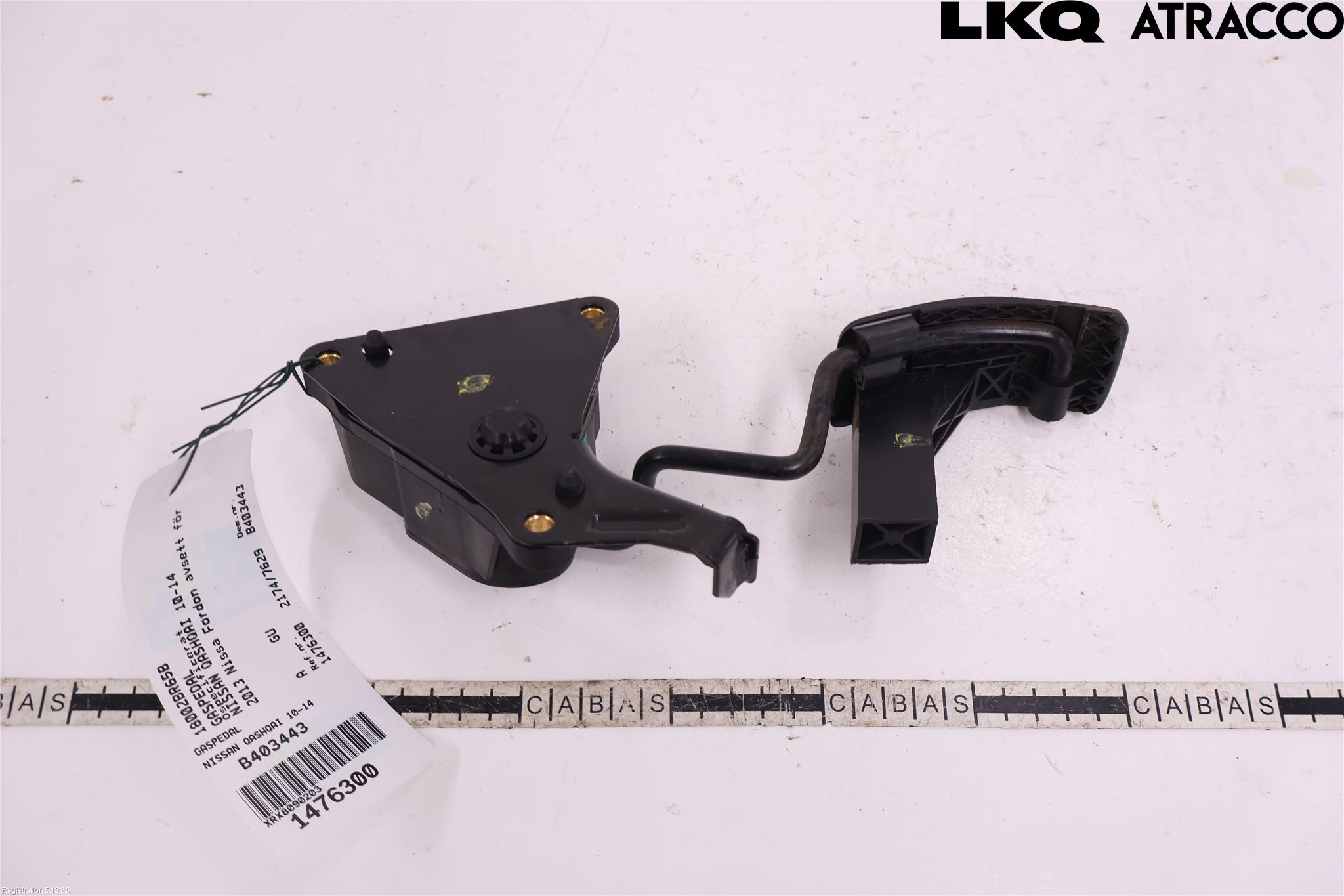 Nissan QASHQAI 10-14 Gaspedal