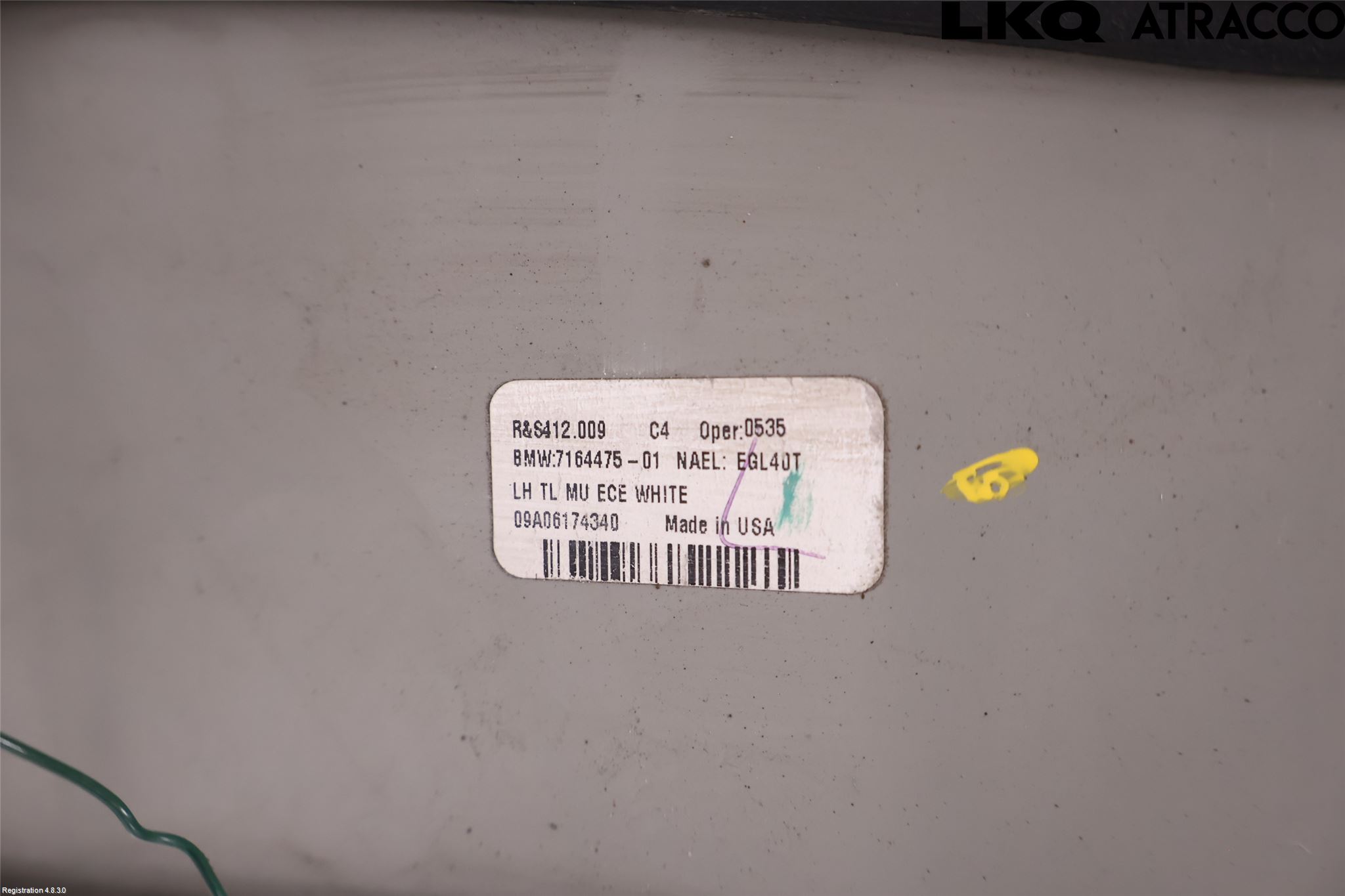 BMW X5 E53     99-06 Bakljus Vänster