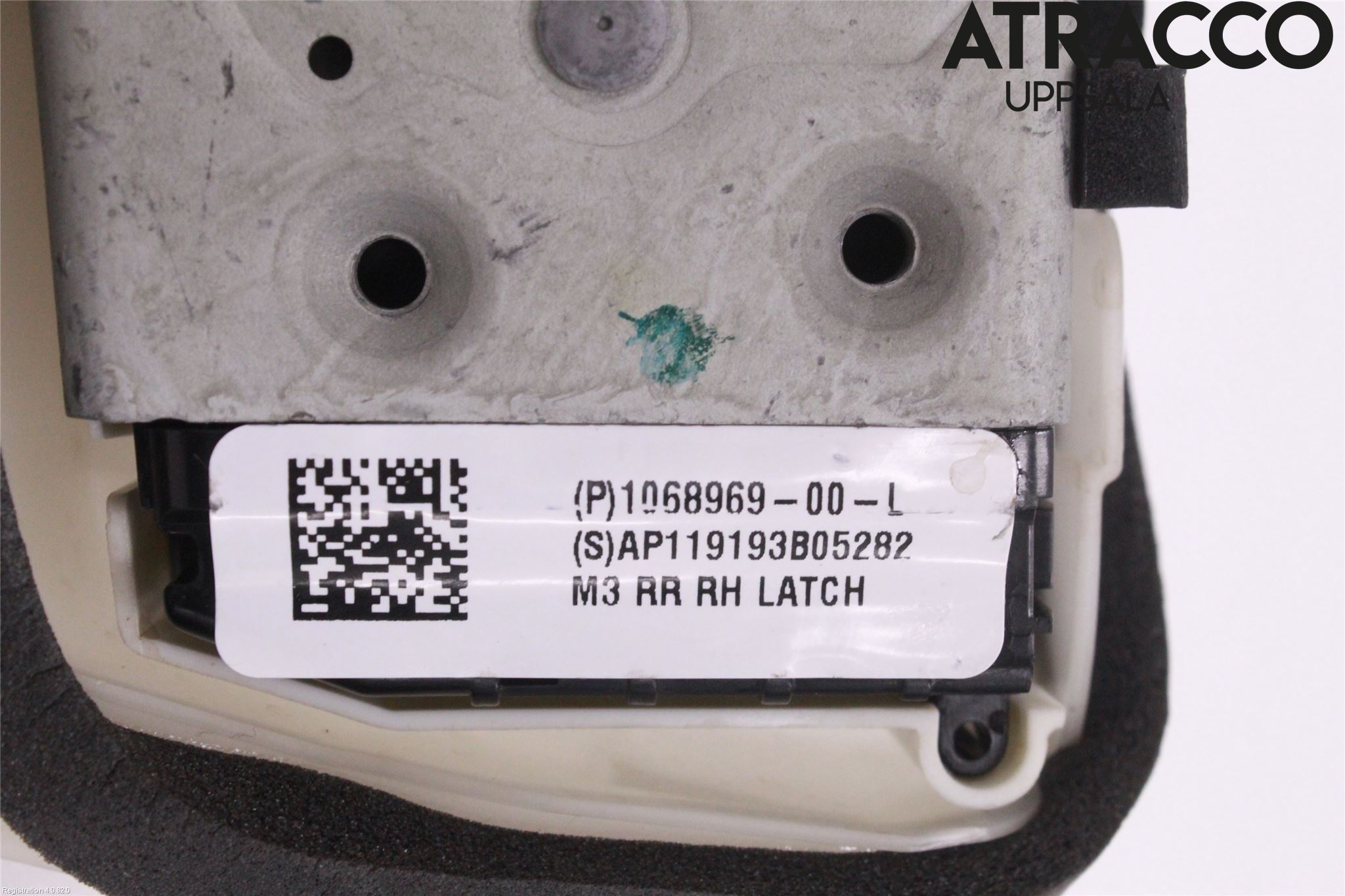 Tesla MODEL 3 17- Låskista-Dörrlås