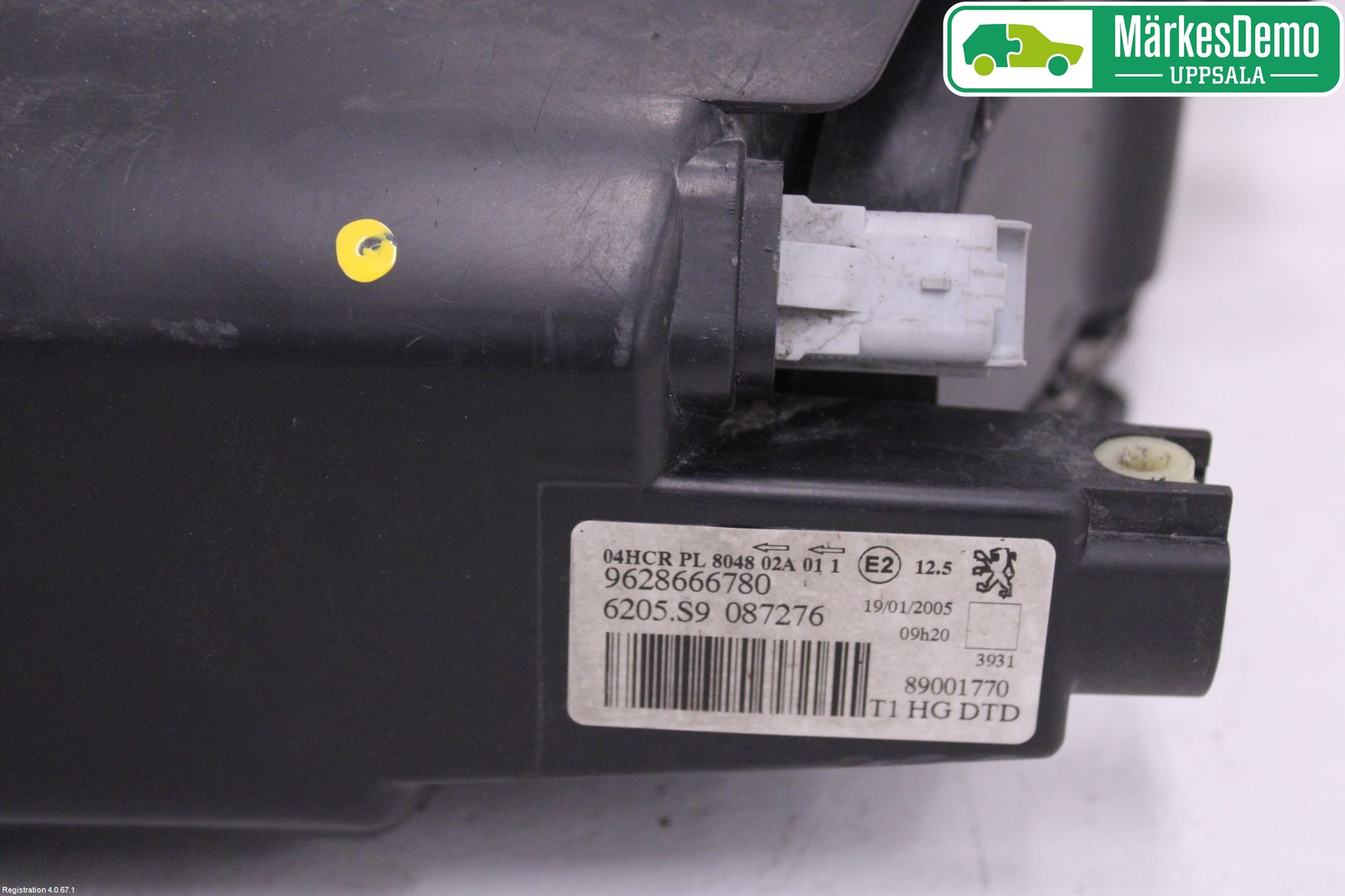 Peugeot 206 98-09 Strålkastare Höger