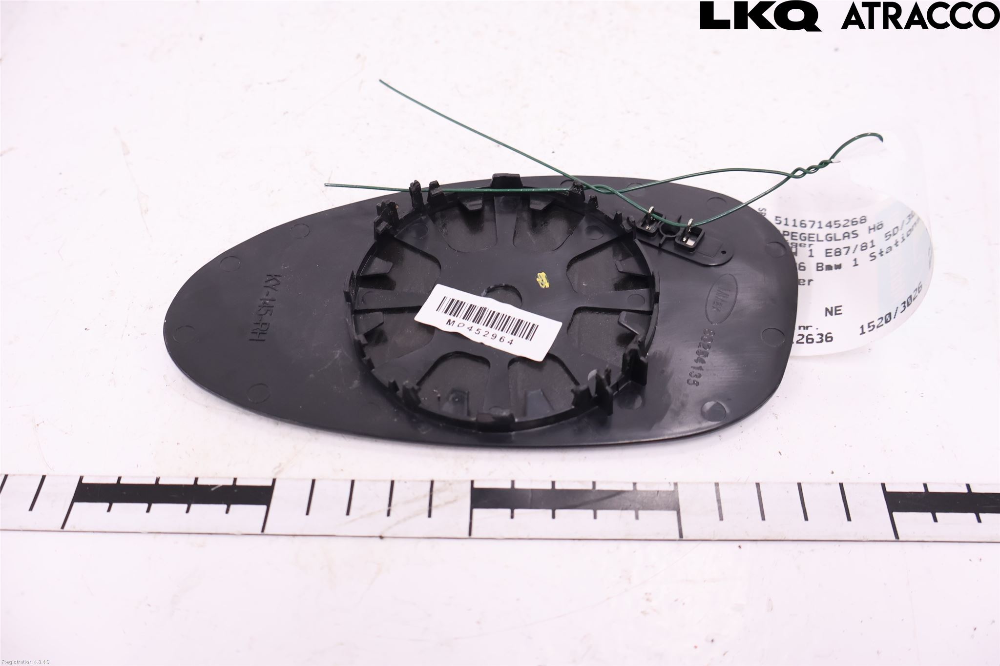 BMW 1 E87/81 5D/3D 03-11 Spegelglas Hö