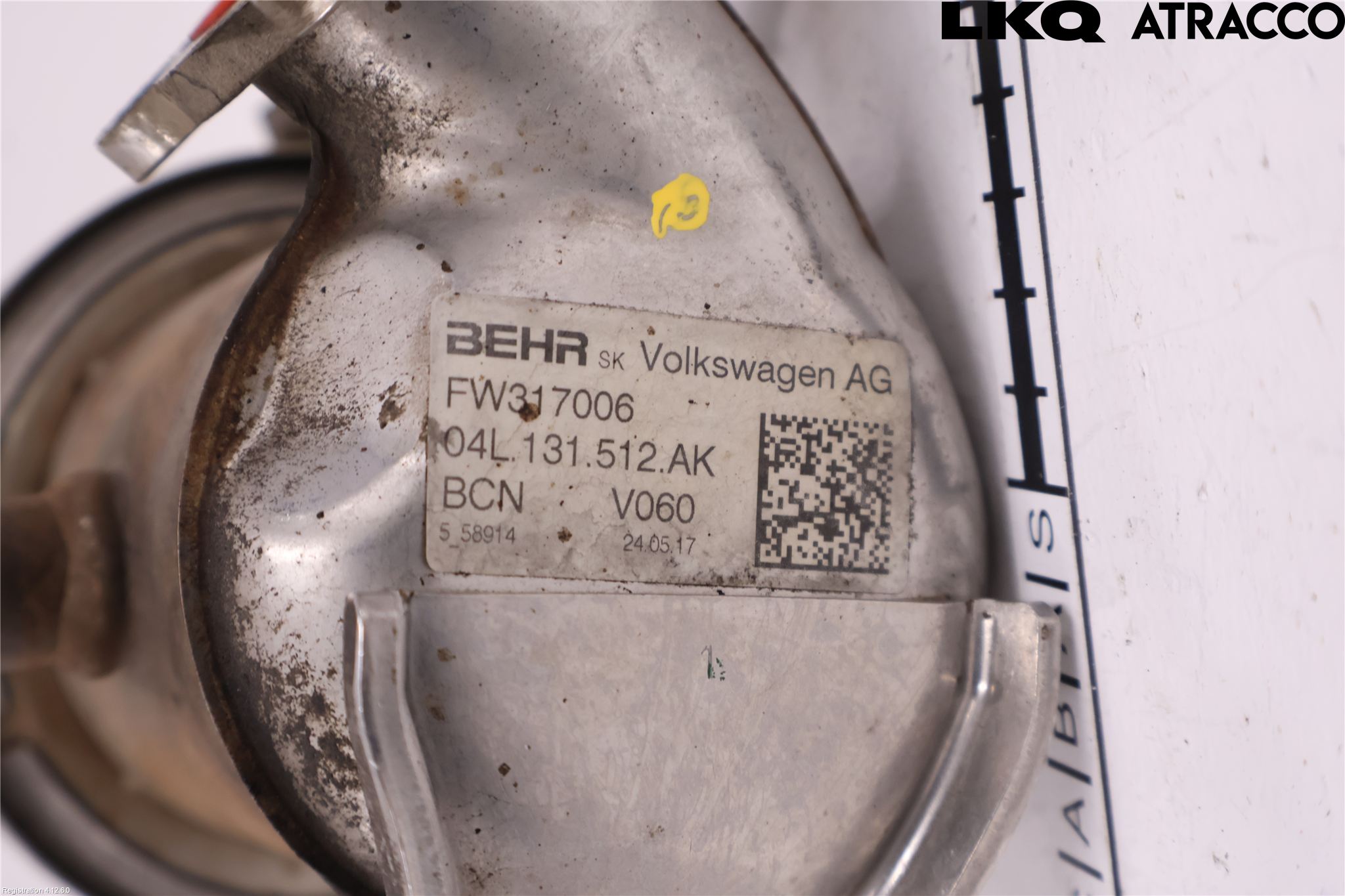 Volkswagen VW CADDY 16-20 Avgaskylare