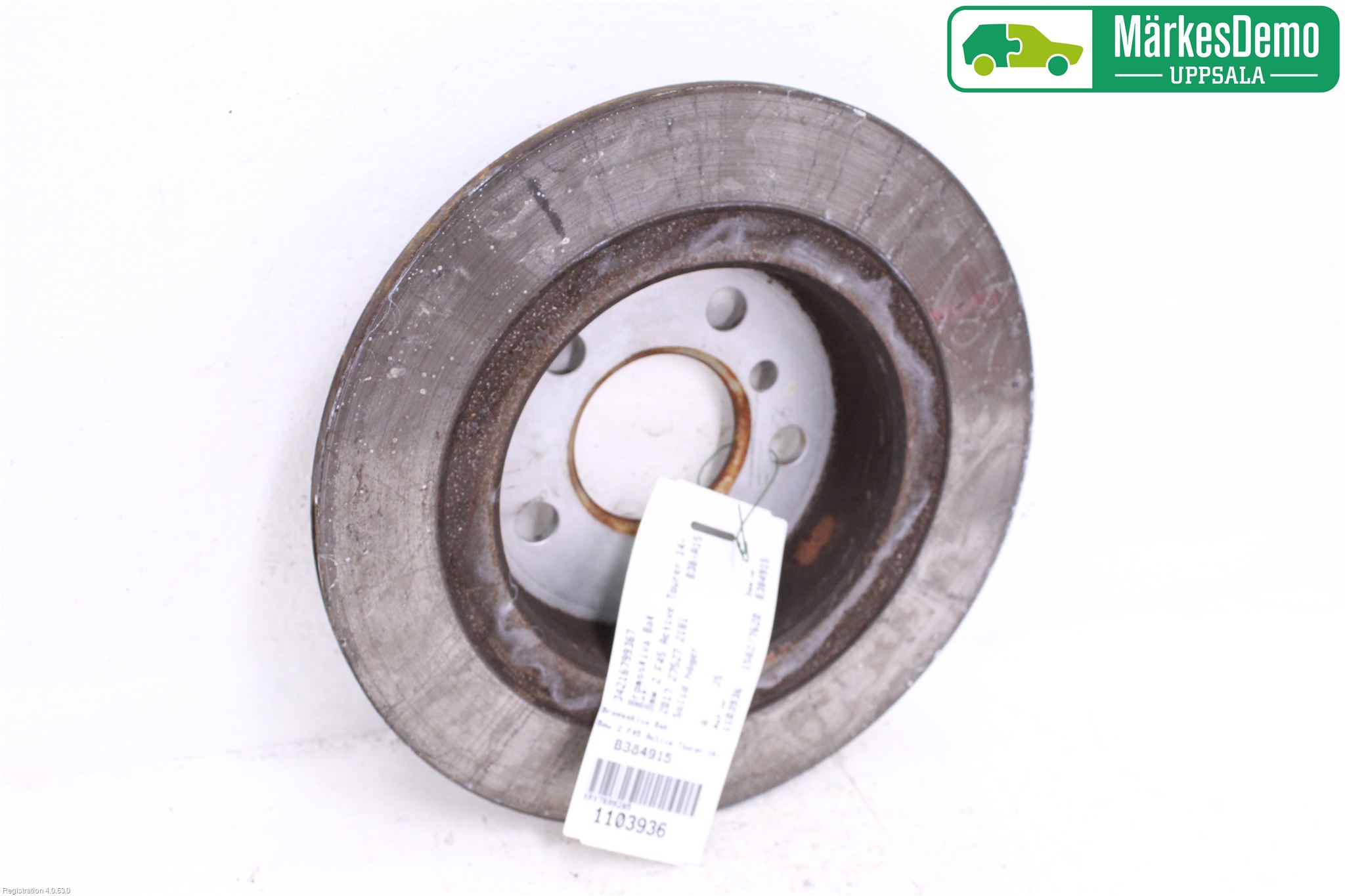 BMW 2 F45 Active Tourer 14-21 Bromsskiva Bak