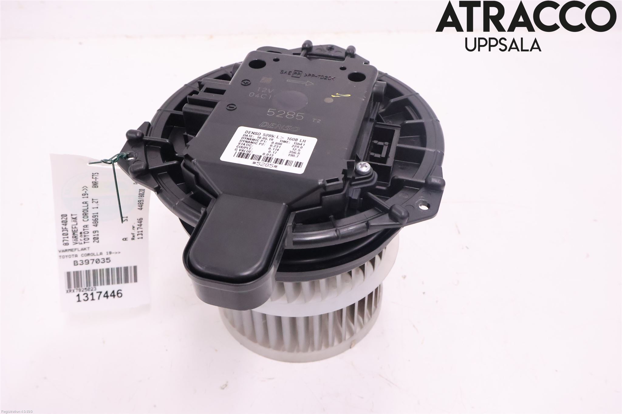 Toyota COROLLA 19- Värmefläkt