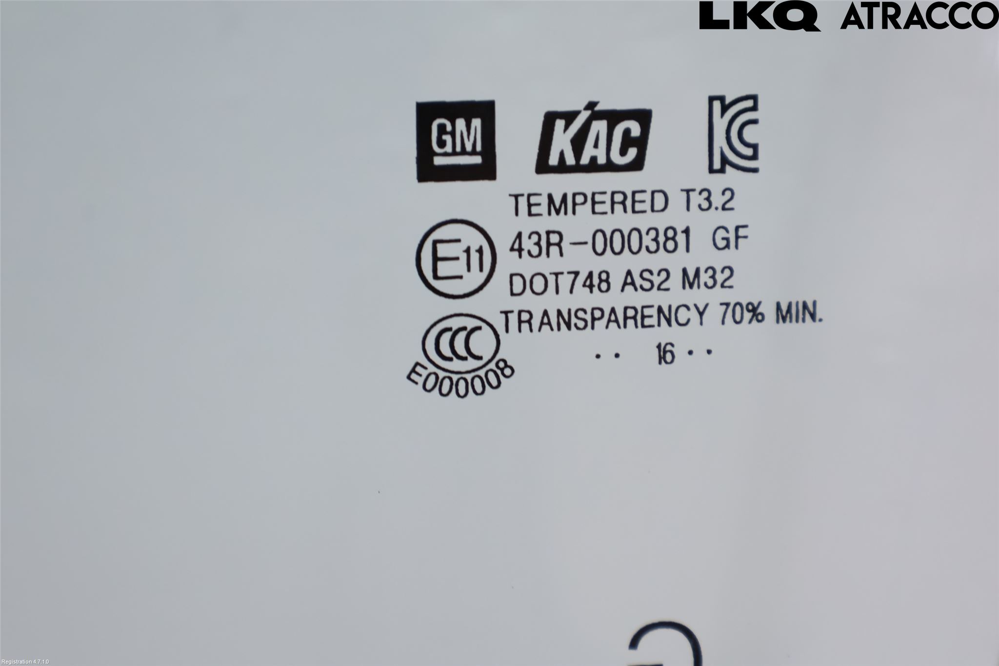 Opel KARL 16-19 Dörruta Fram Vänster