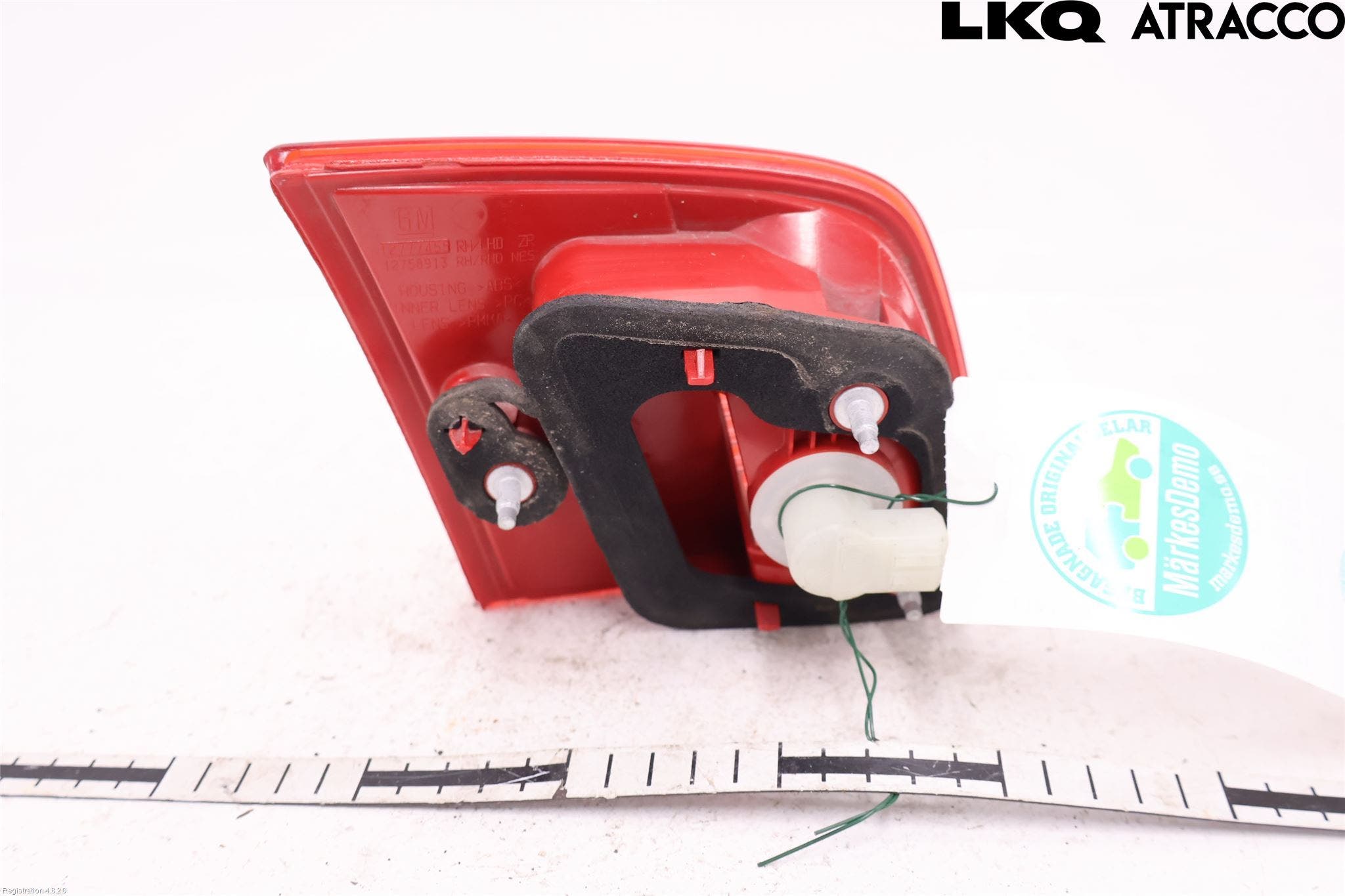 Saab 9-5 06-10 Bakljus Lucka Hö