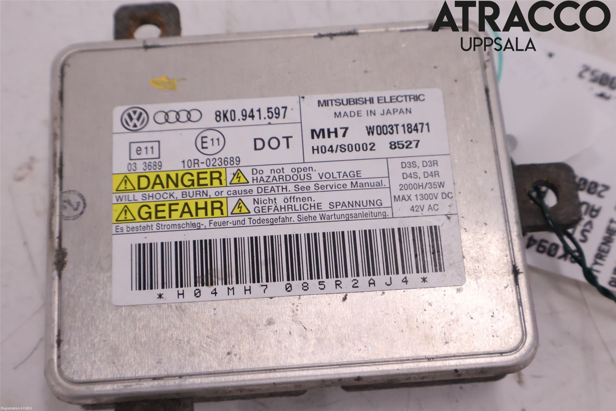 Audi A4/S4 08-11 Styrenhet Strålkastare