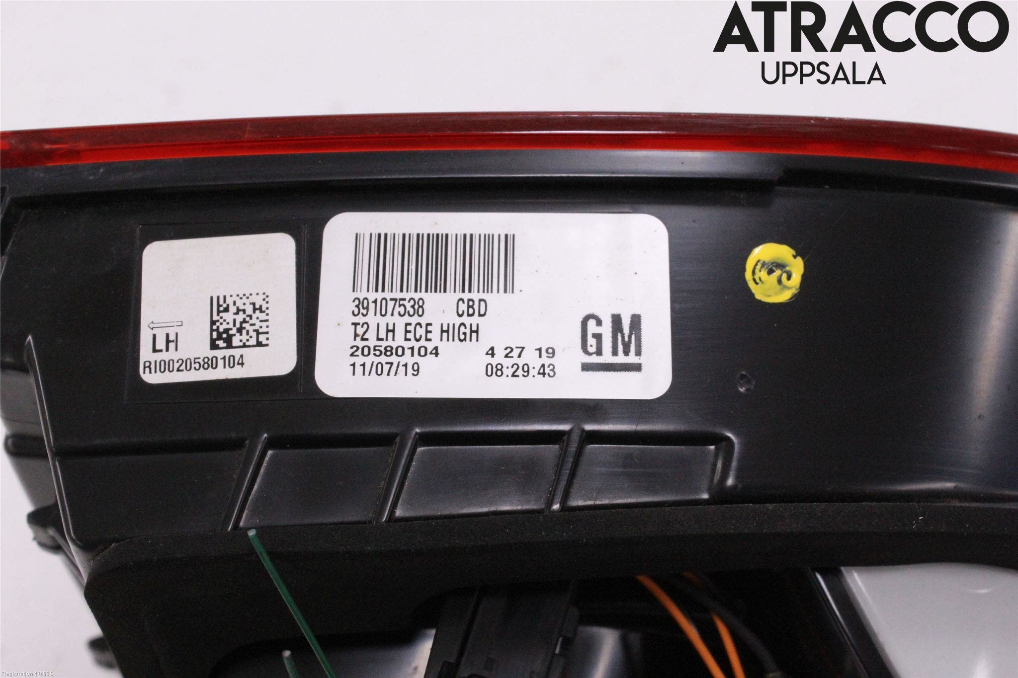 Opel INSIGNIA 17- Bakljus Lucka Vä