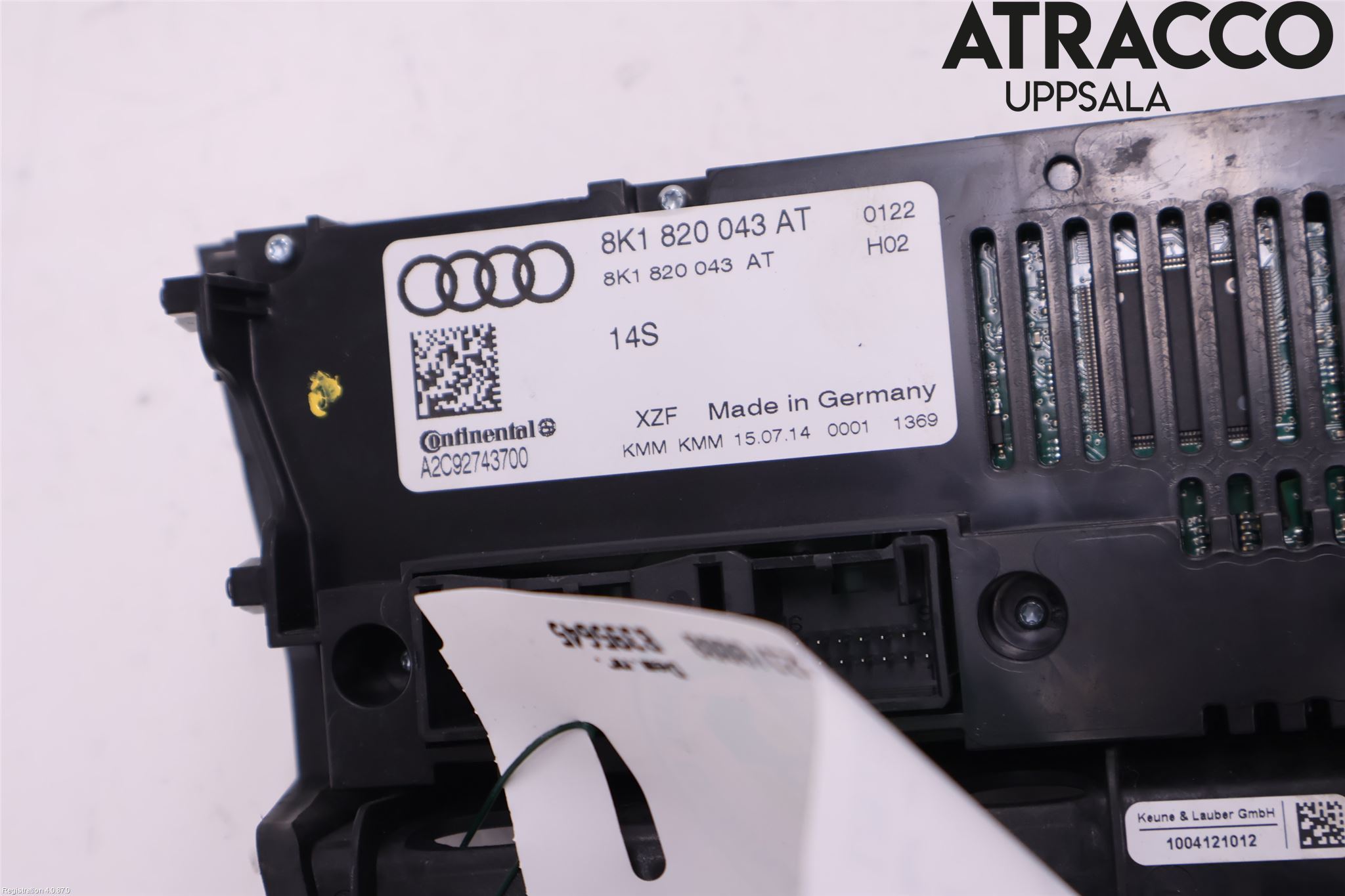 Audi A4 12-15 Ac Styrenhet Ac Manöveren