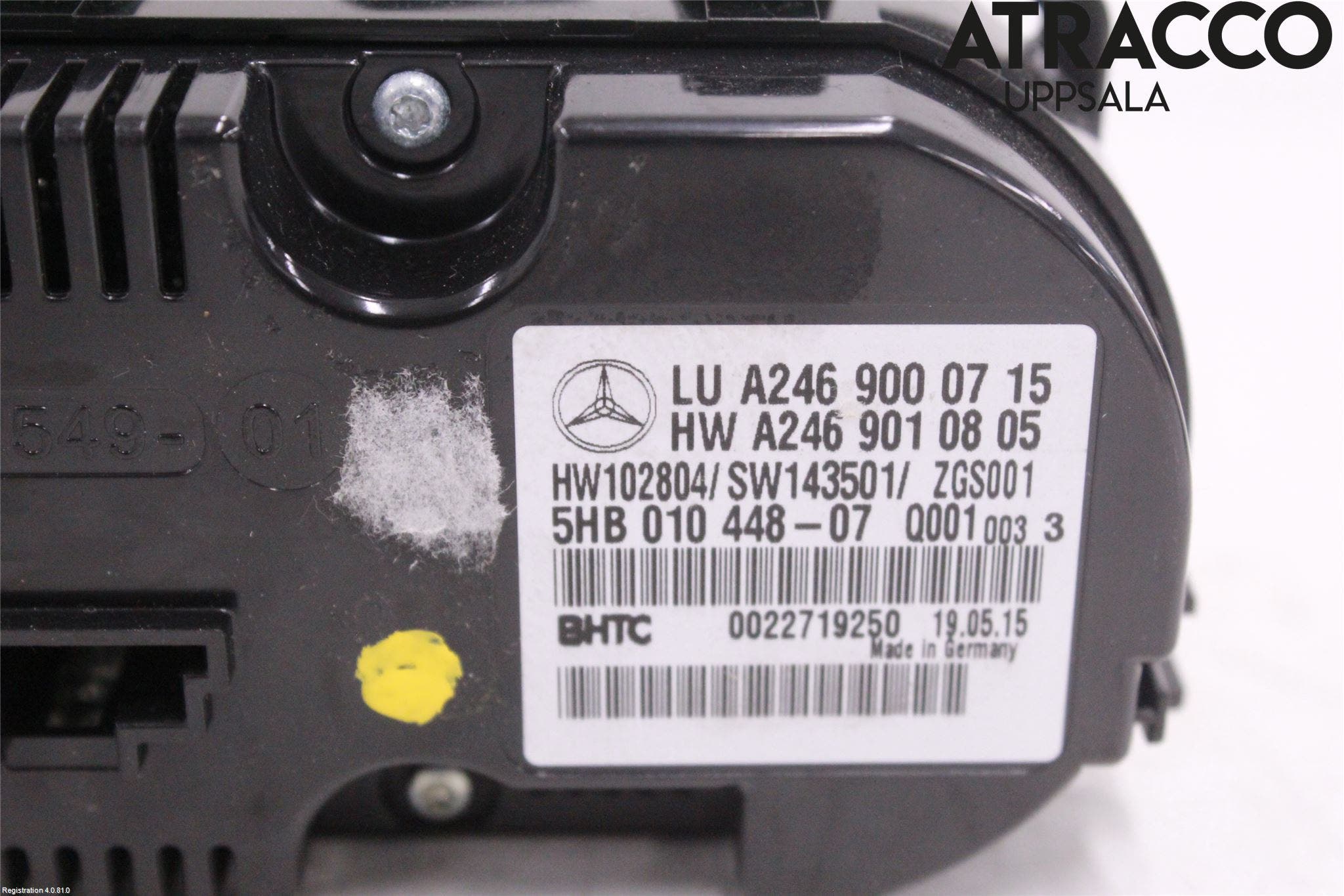 Mercedes-Benz MB A-KLASS (W176) 13-18 Ac Styrenhet Ac Manöveren