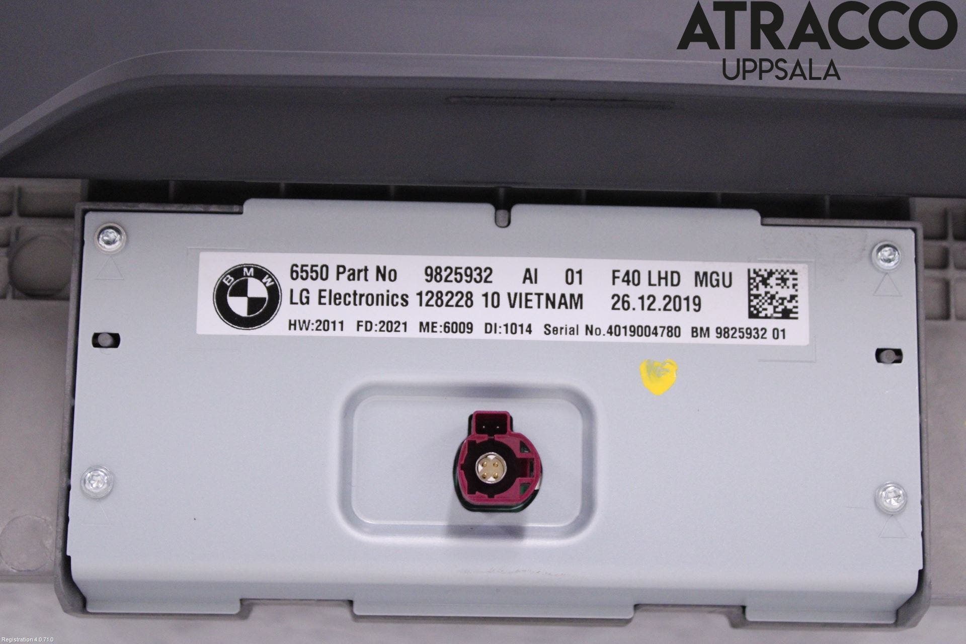 BMW 1 F40 19- Bildskärm