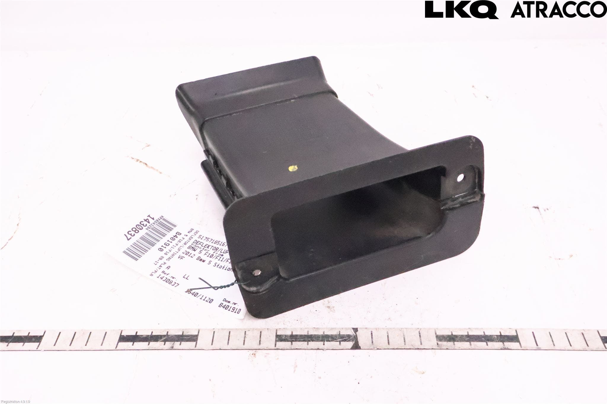 BMW 5 F10/F11/F18 09-17 Deflektor Plåt-Plast Kylning