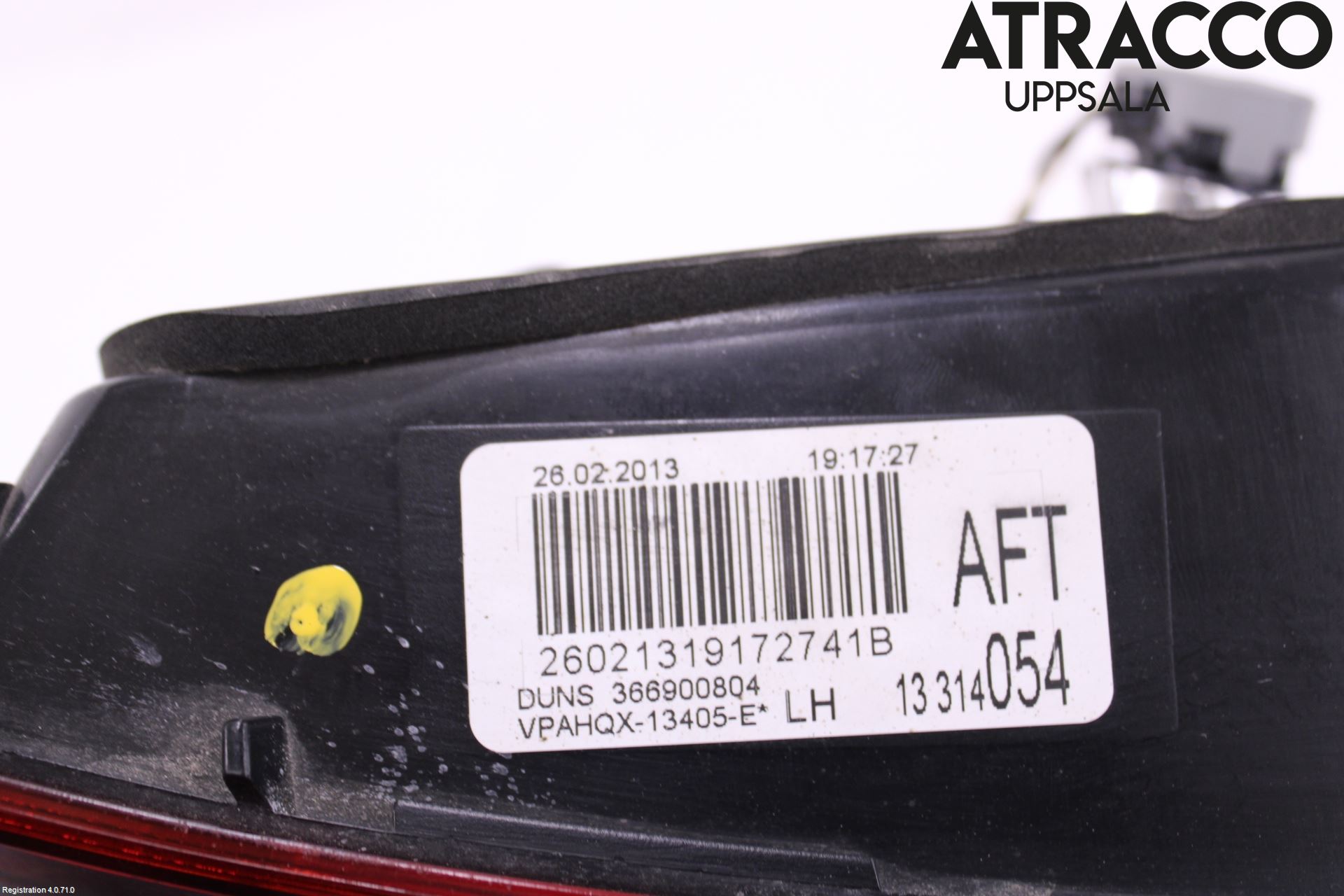 Opel ASTRA J 10-15 Bakljus Lucka Vä