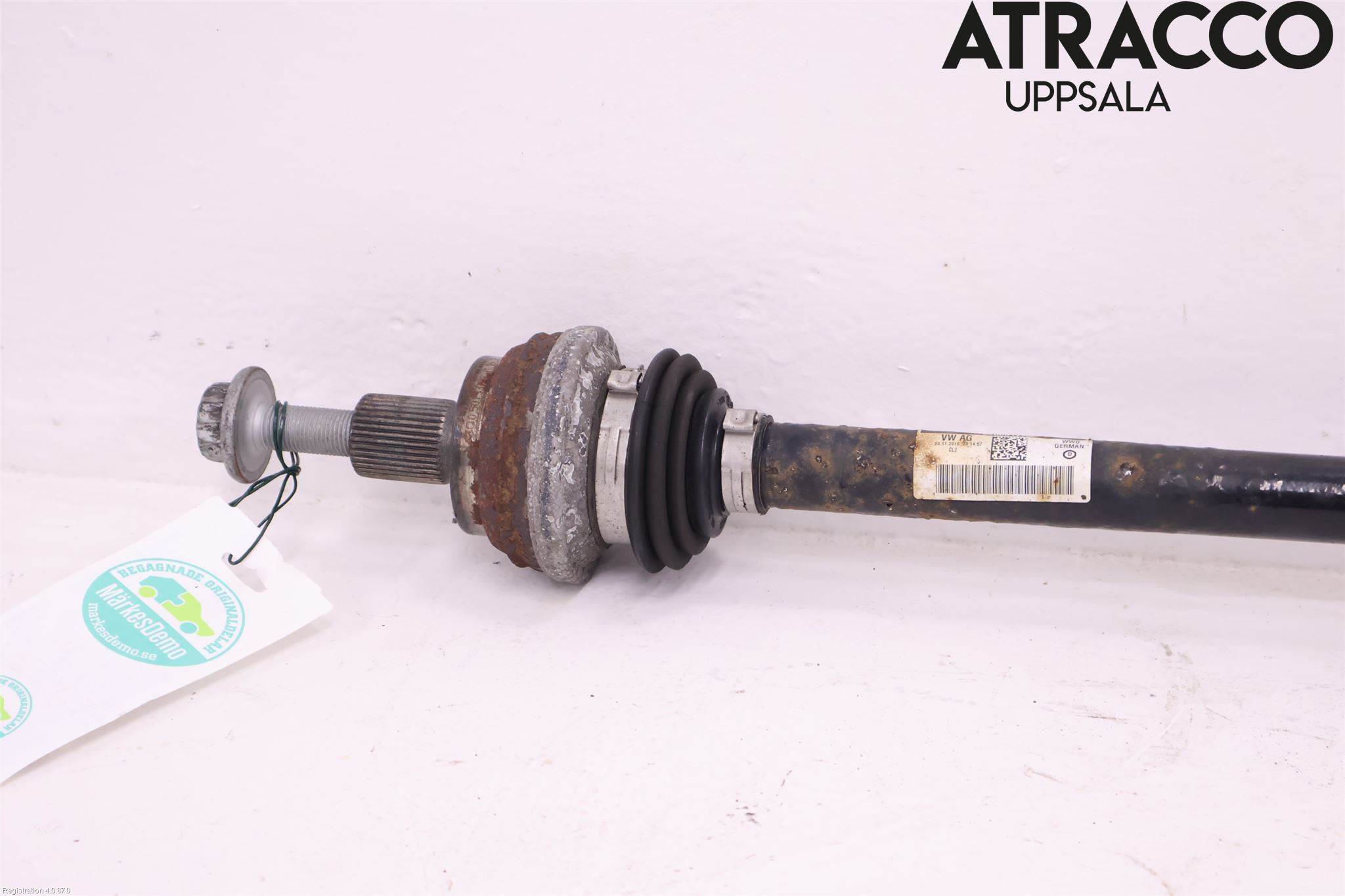 Volkswagen VW GOLF / E-GOLF VII 13-20 Drivaxel Bak Vänster