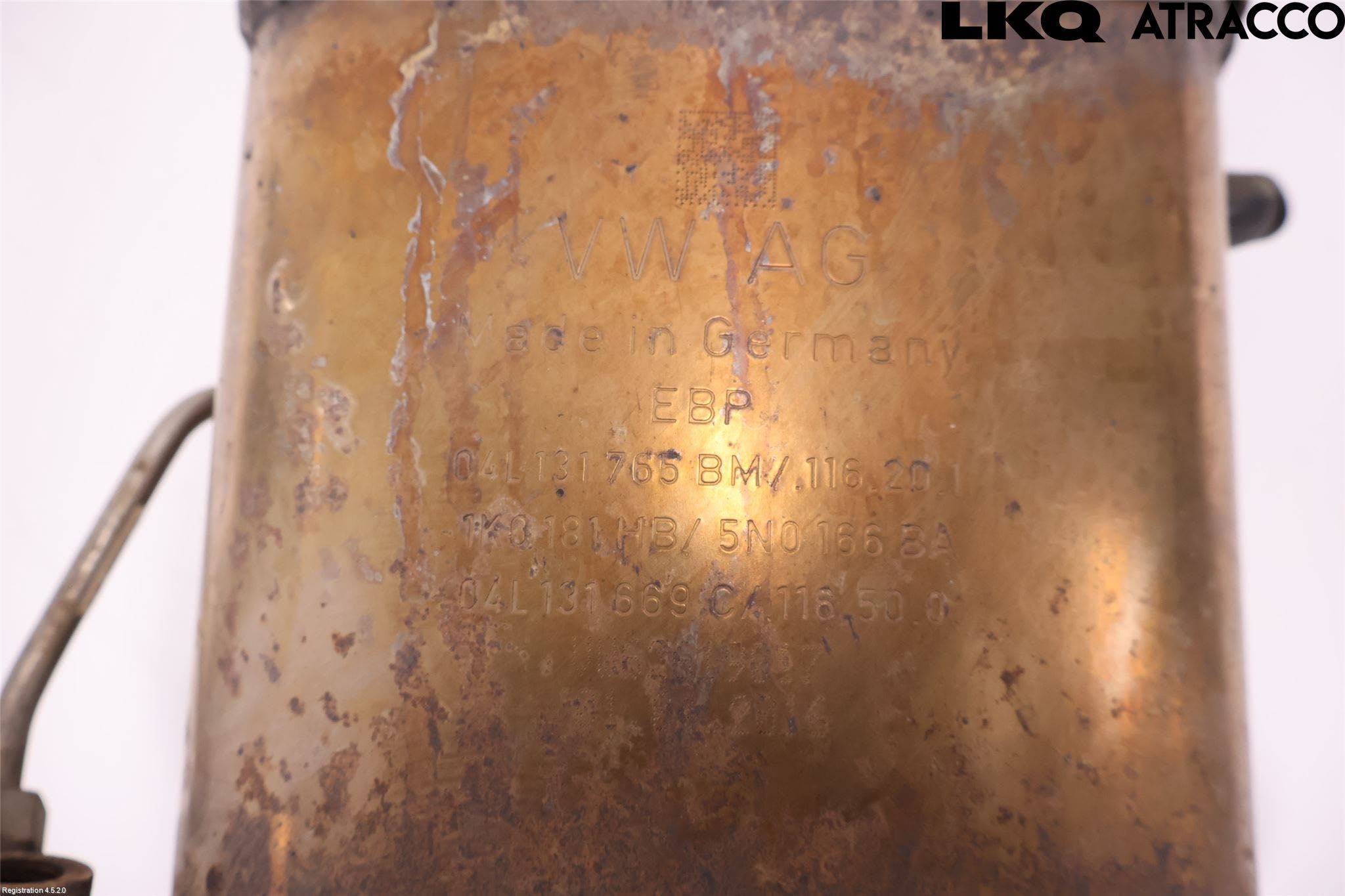 Volkswagen VW CADDY 16-20 Avgas Partikelfilter