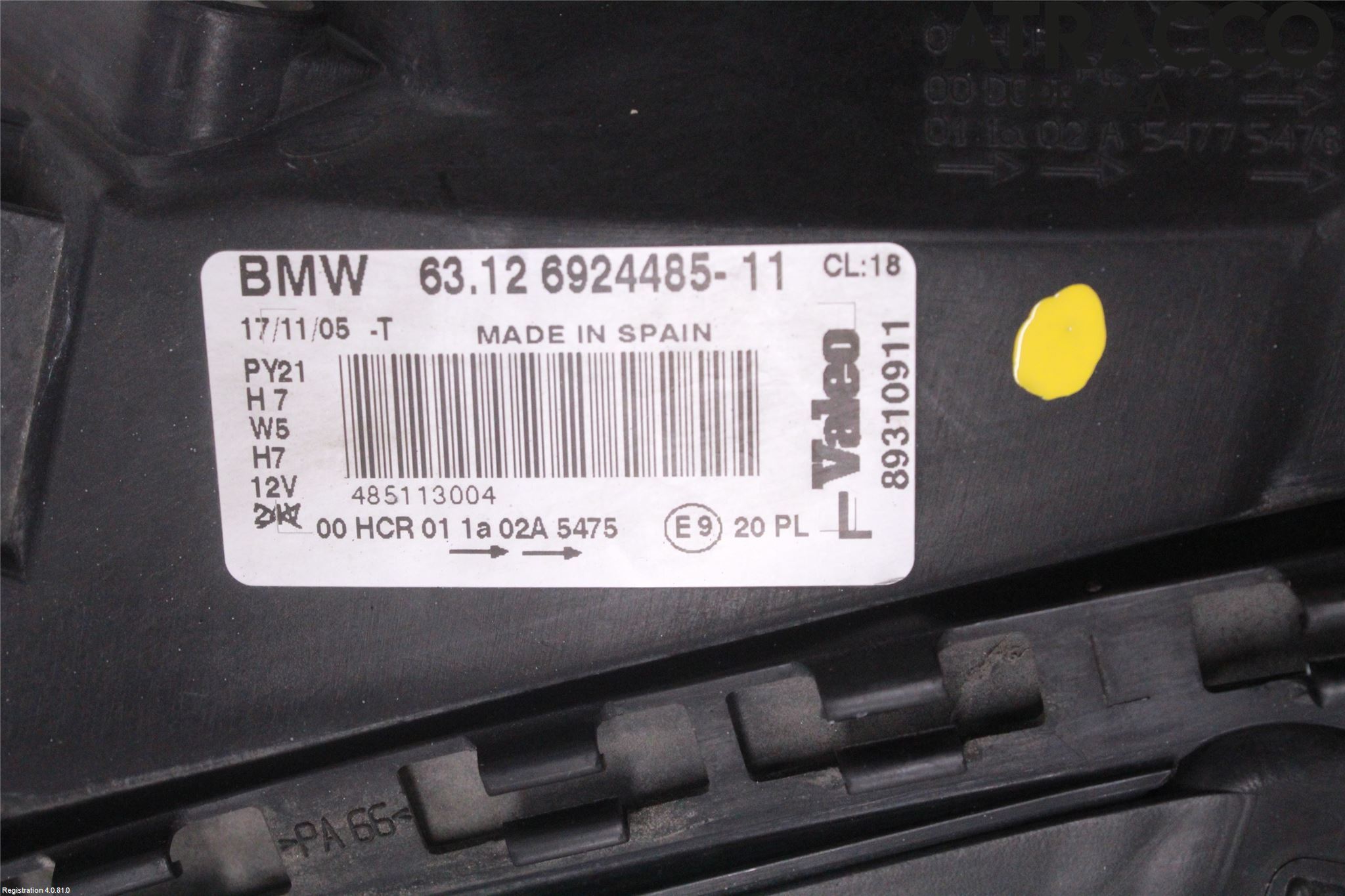 BMW 1 E87/81 5D/3D 03-11 Strålkastare Vänster