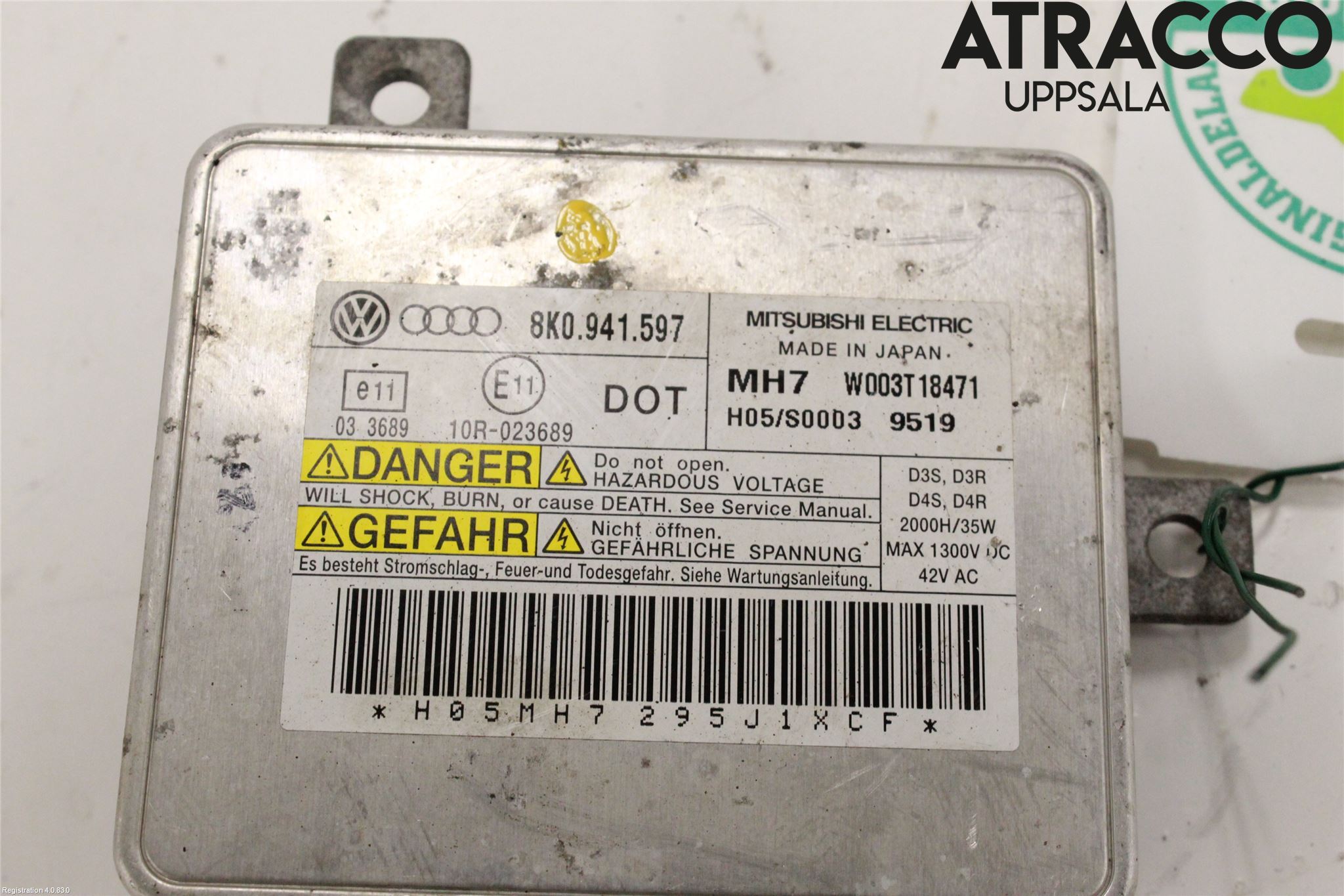 Audi A3/S3 05-13 Styrenhet Strålkastare