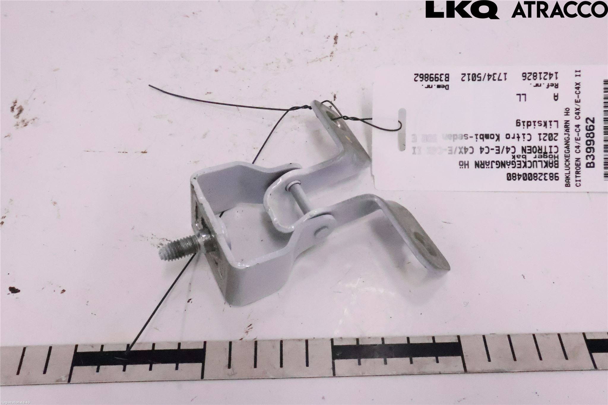 Citroen C4/E-C4 C4X/E-C4X III 21- Bakluckegångjärn Hö