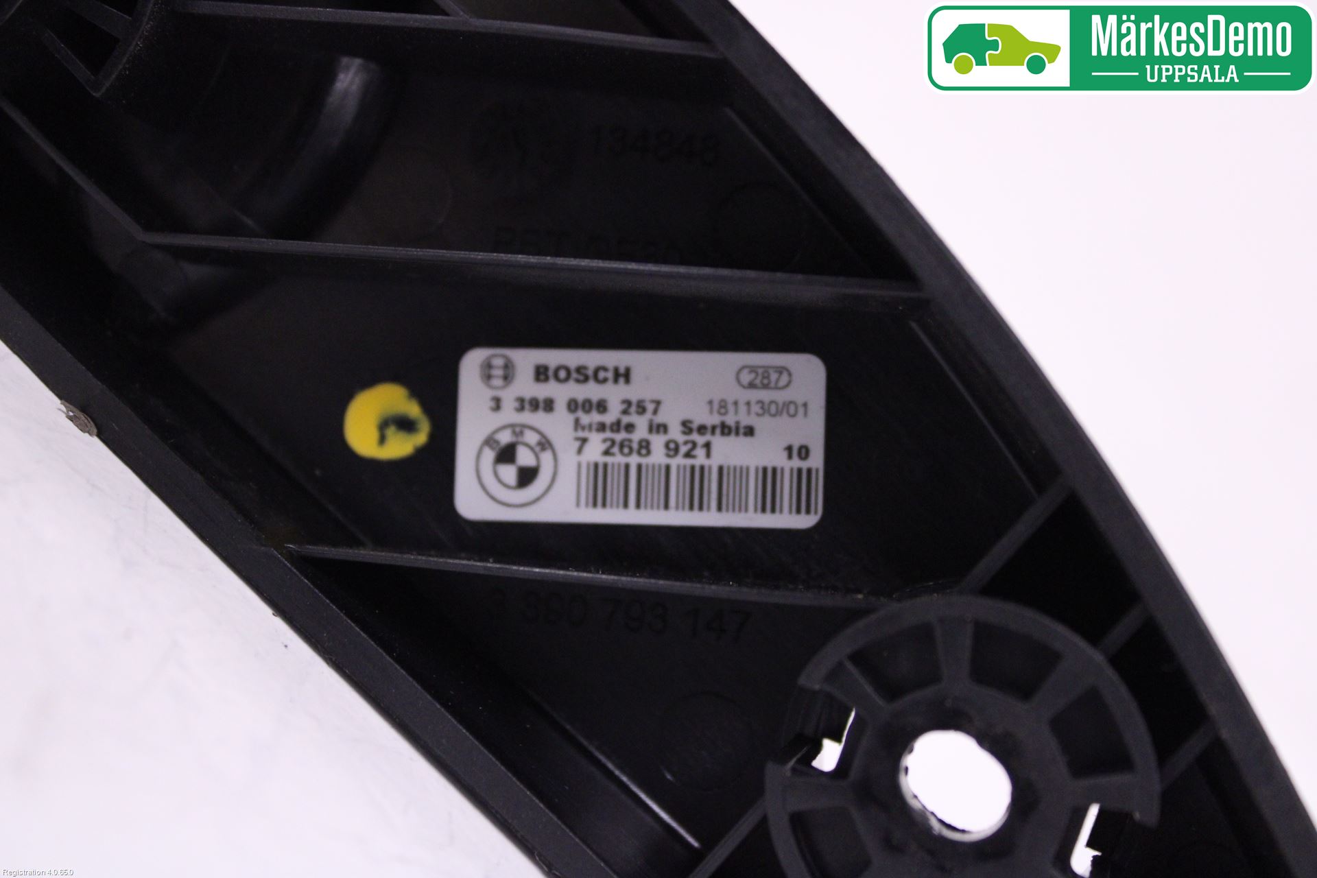 BMW 3 F30/F31/F80 12-19 Torkarmekanism Bakruta