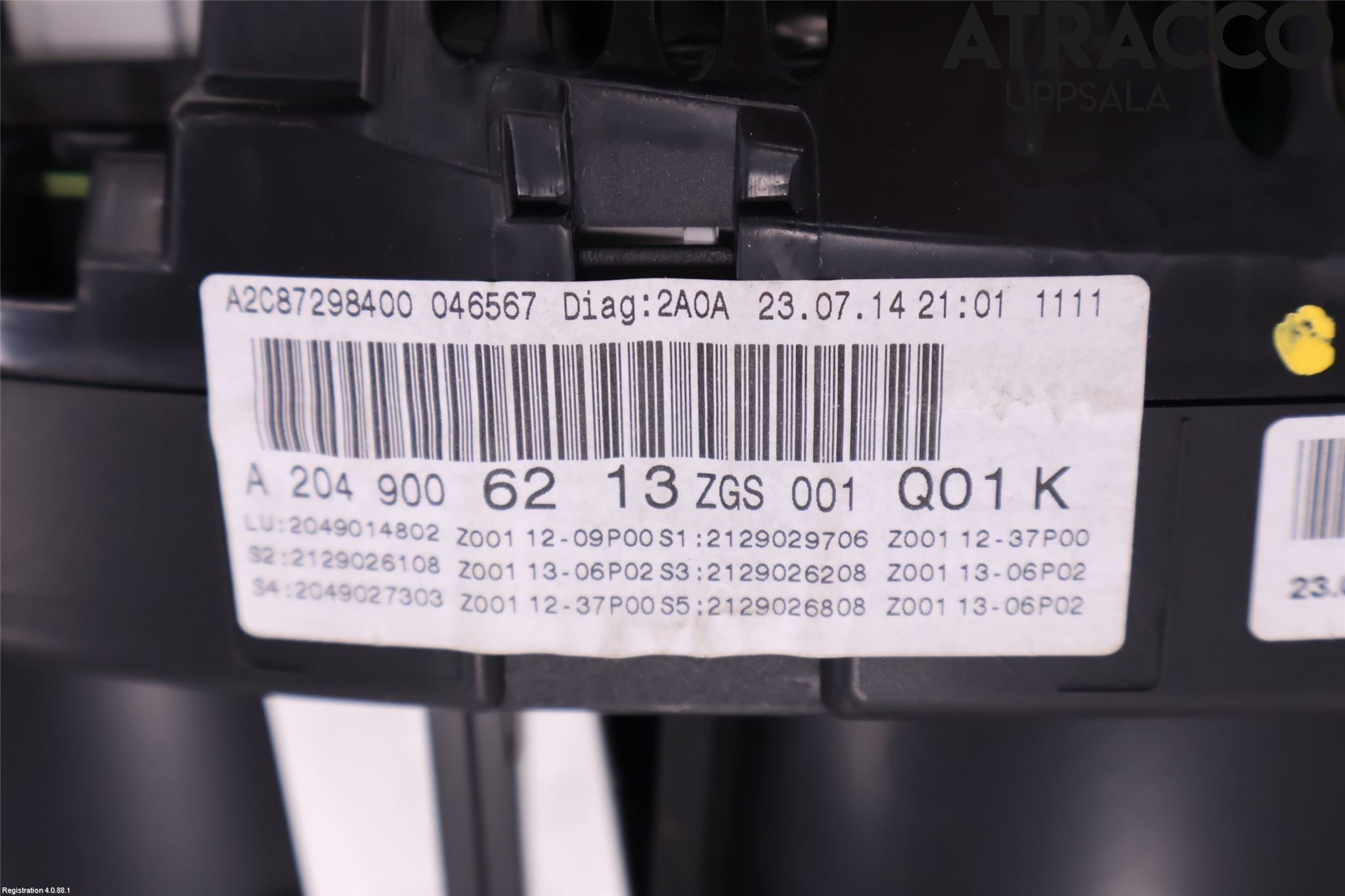 Mercedes-Benz MB GLK-KLASS (X204) 08-16 Instrument Komb