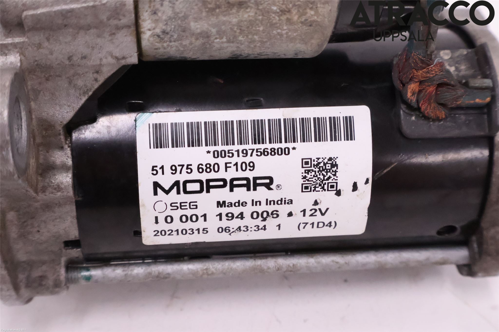 Fiat 500e 20- Startmotor