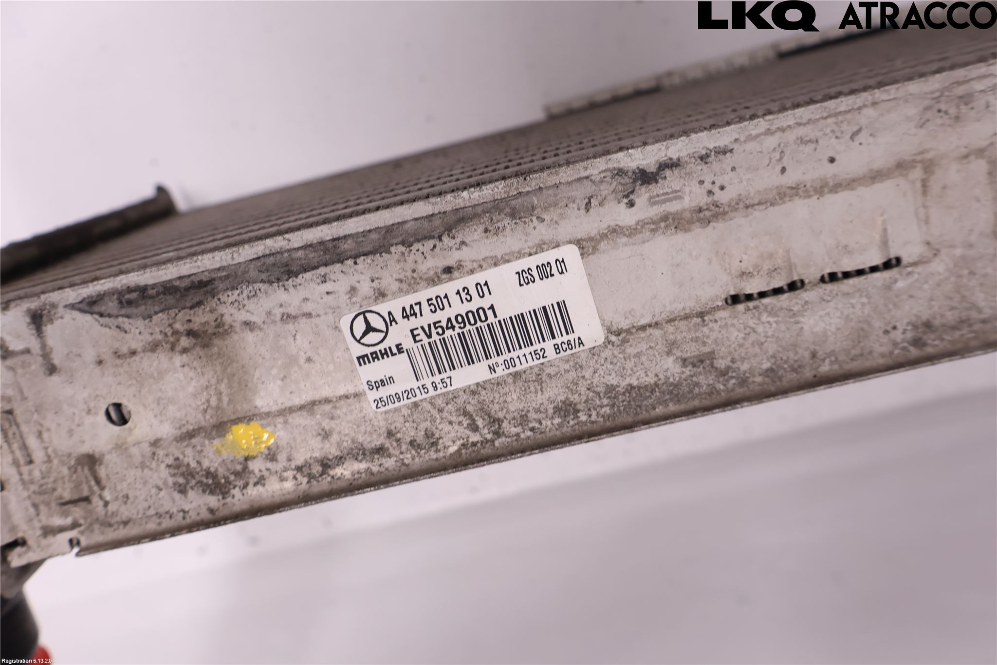 Mercedes-Benz MB VITO/V-KLASS (W640,W447,W448) 14- Laddluft-Intercooler Kyl