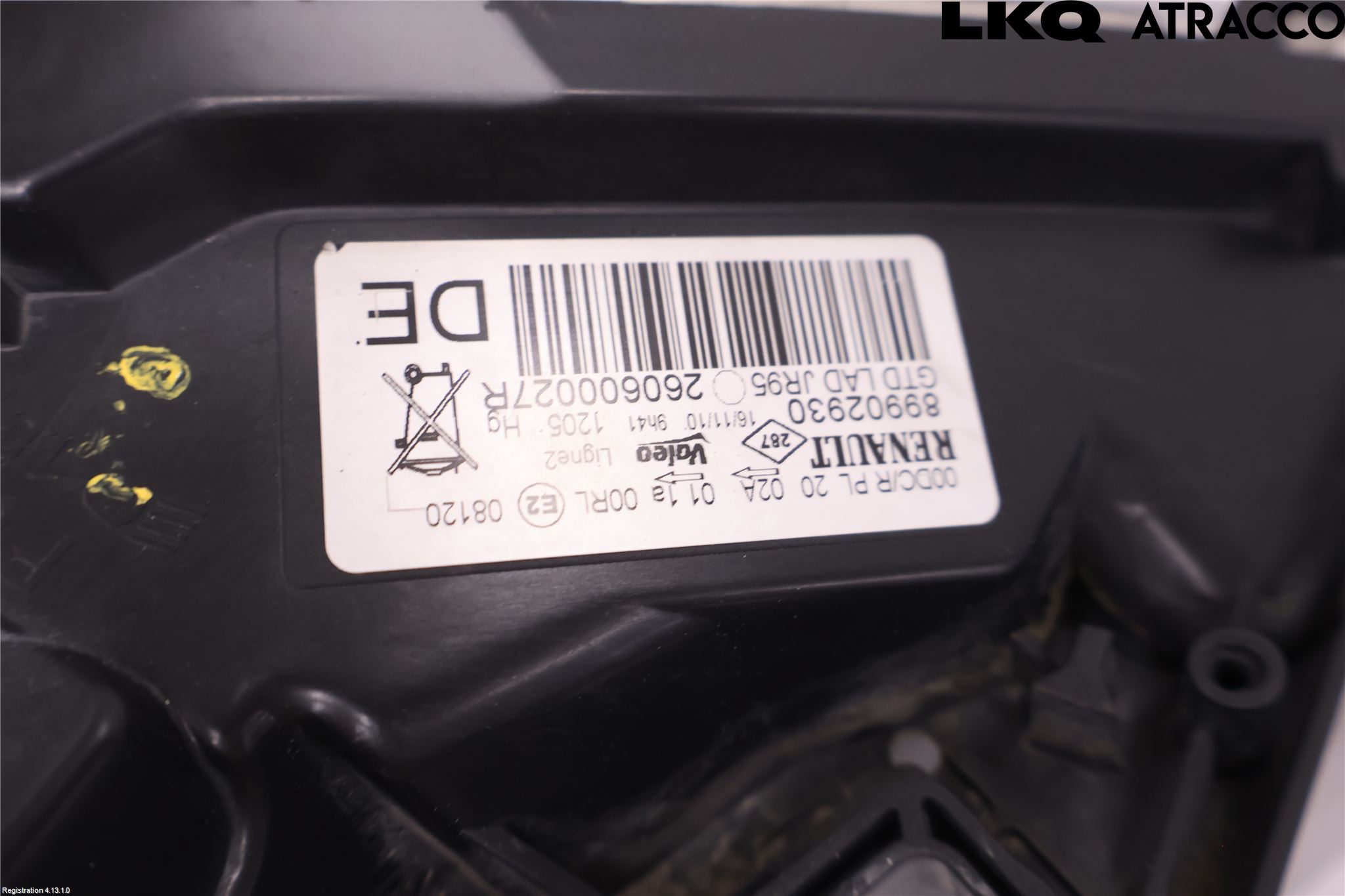 Renault SCÉNIC III / GRAND SCÉNIC 09-16 Strålkastare Vänster