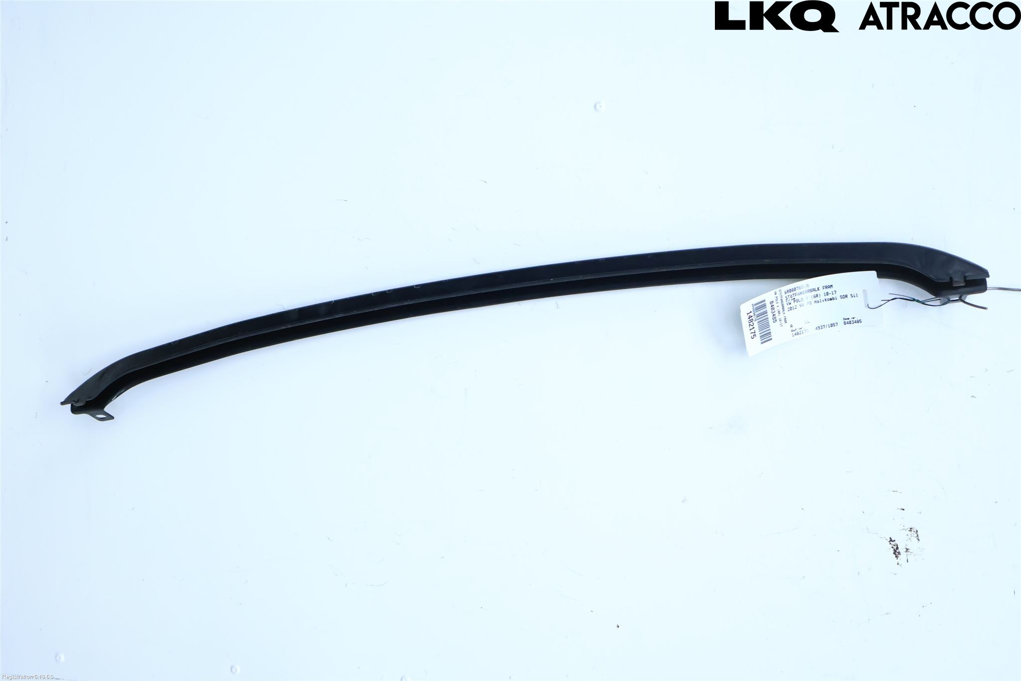 Volkswagen VW POLO 10-17 Stötfångarbalk Fram